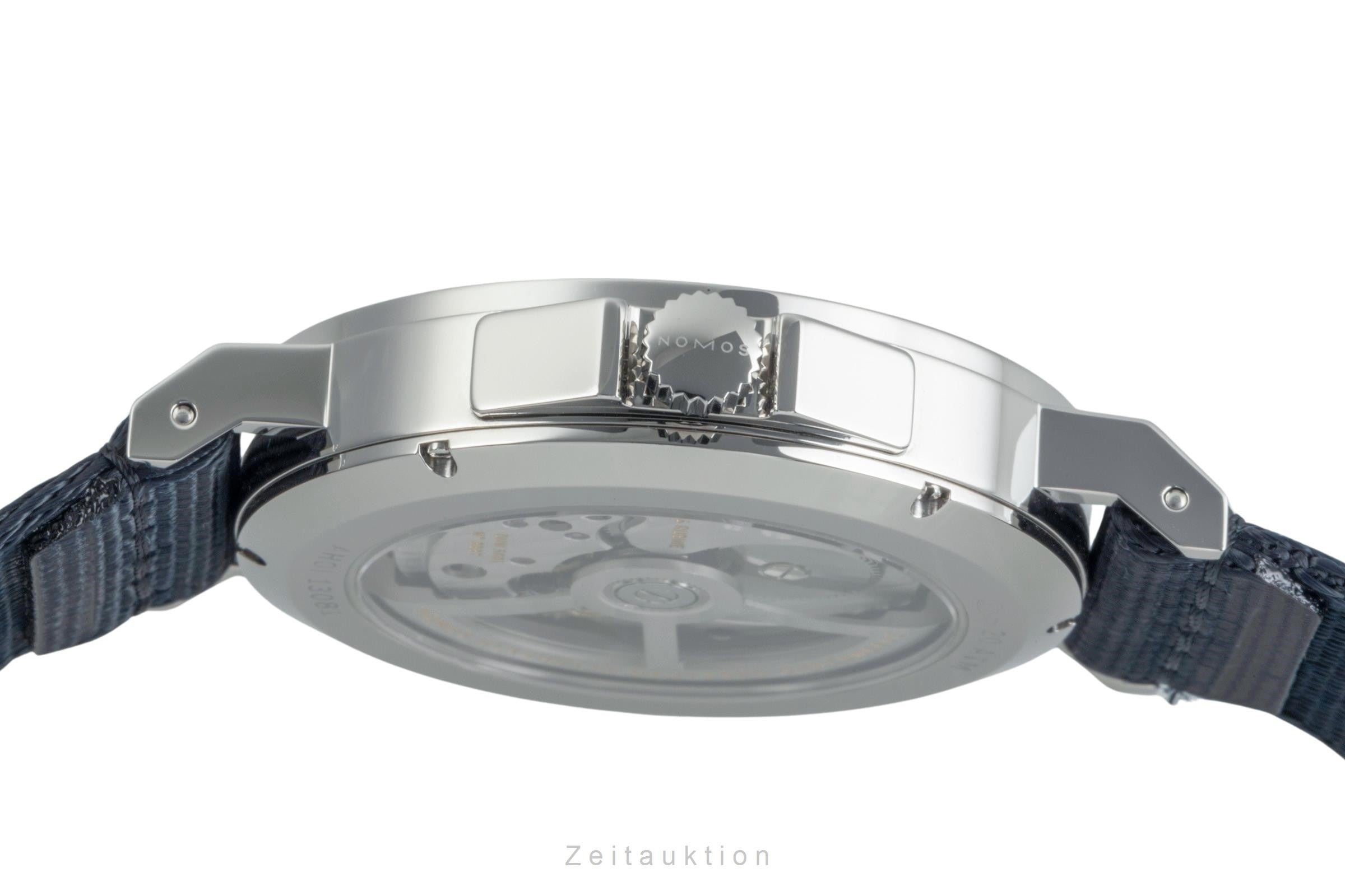 Nomos Glashütte Ahoi Atlantik Edelstahl Automatik Herrenuhr Ref. 557 NP: 3340,-€ [2401144]