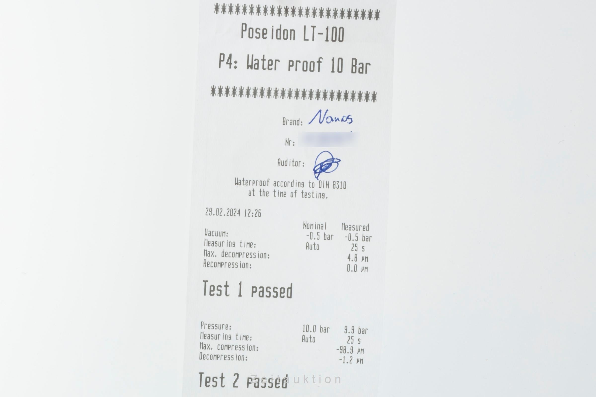 Nomos Glashütte Ahoi Atlantik Edelstahl Automatik Herrenuhr Ref. 557 NP: 3340,-€ [2401144]