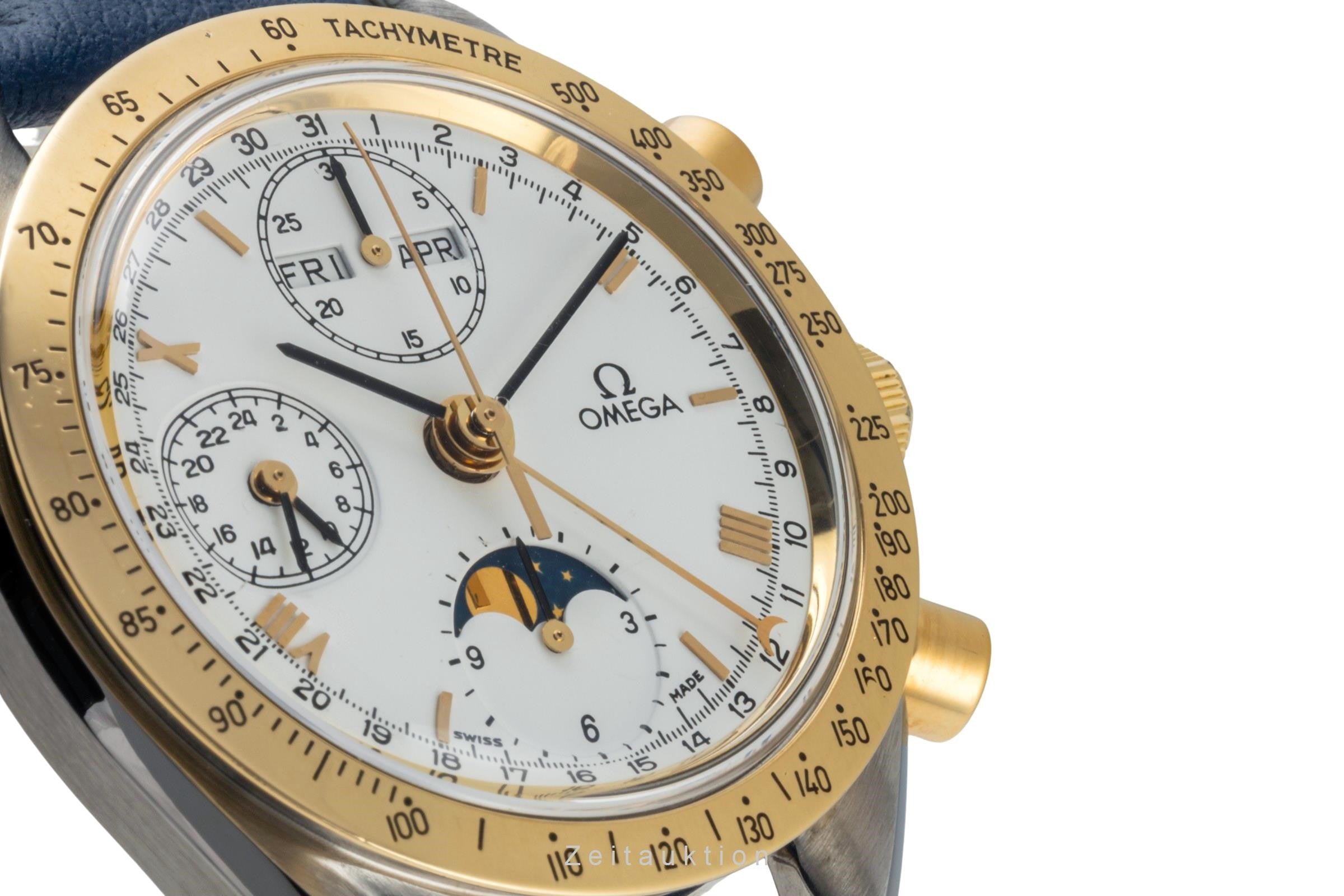 Omega Speedmaster chronograph steel gold automatic 1150 Ref