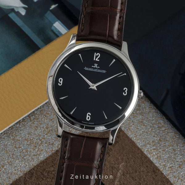 Jaeger LeCoultre Master Ultra Thin steel manual winding men's watch Q1458470, 145.8.79.S  [2401197]