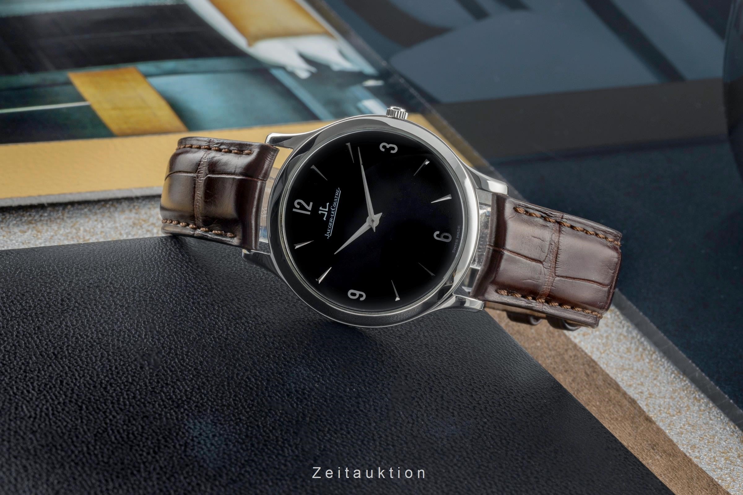 Jaeger LeCoultre Master Ultra Thin steel manual winding men's watch Q1458470, 145.8.79.S  [2401197]