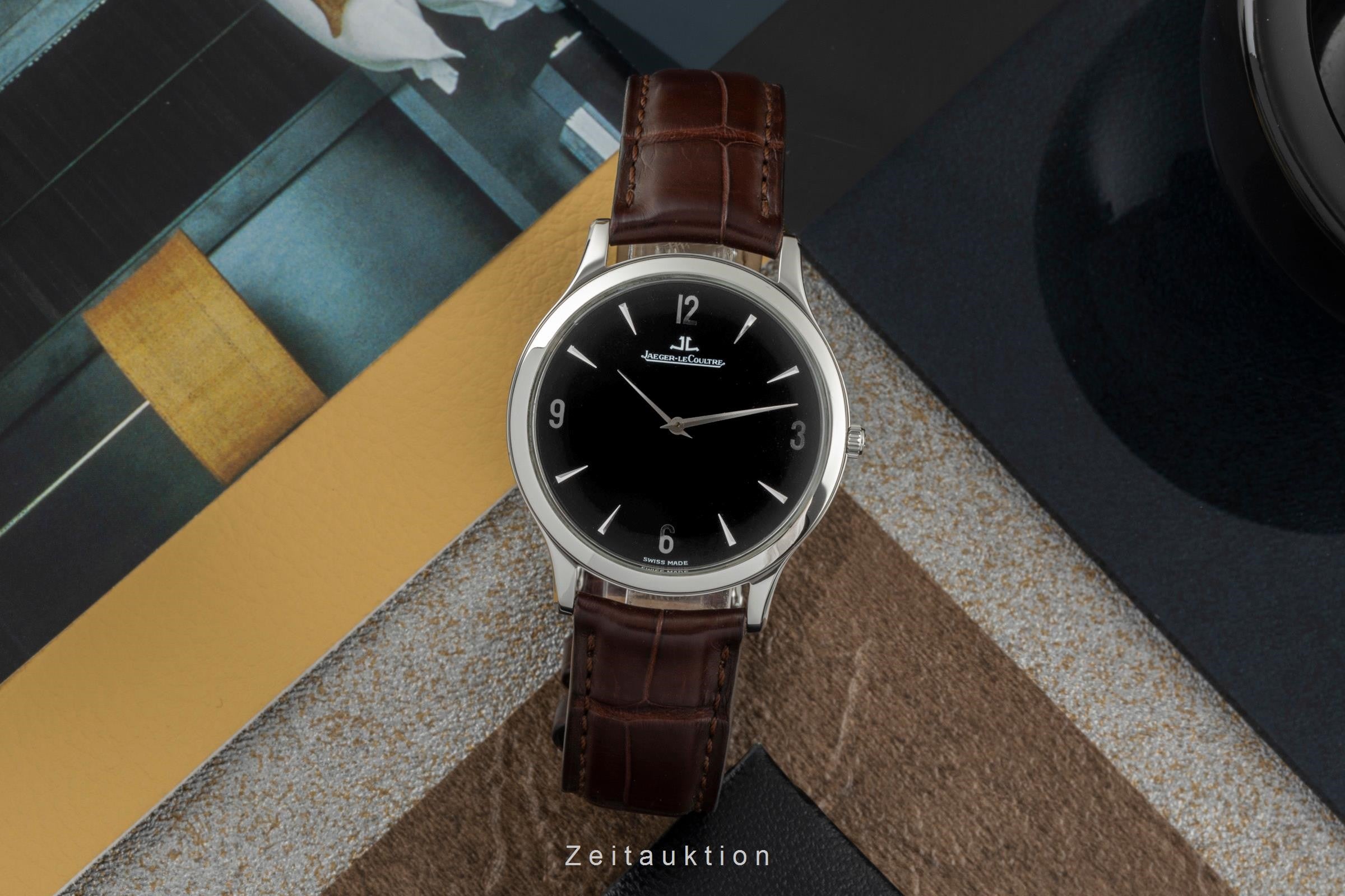 Jaeger LeCoultre Master Ultra Thin steel manual winding men's watch Q1458470, 145.8.79.S  [2401197]