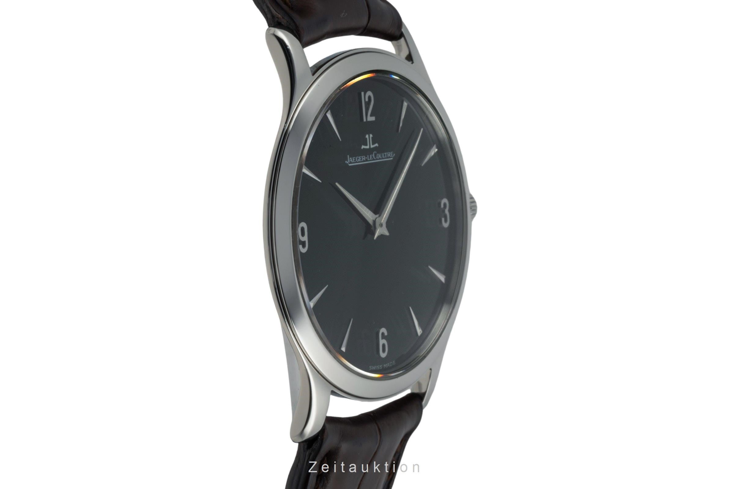 Jaeger LeCoultre Master Ultra Thin steel manual winding men's watch Q1458470, 145.8.79.S  [2401197]