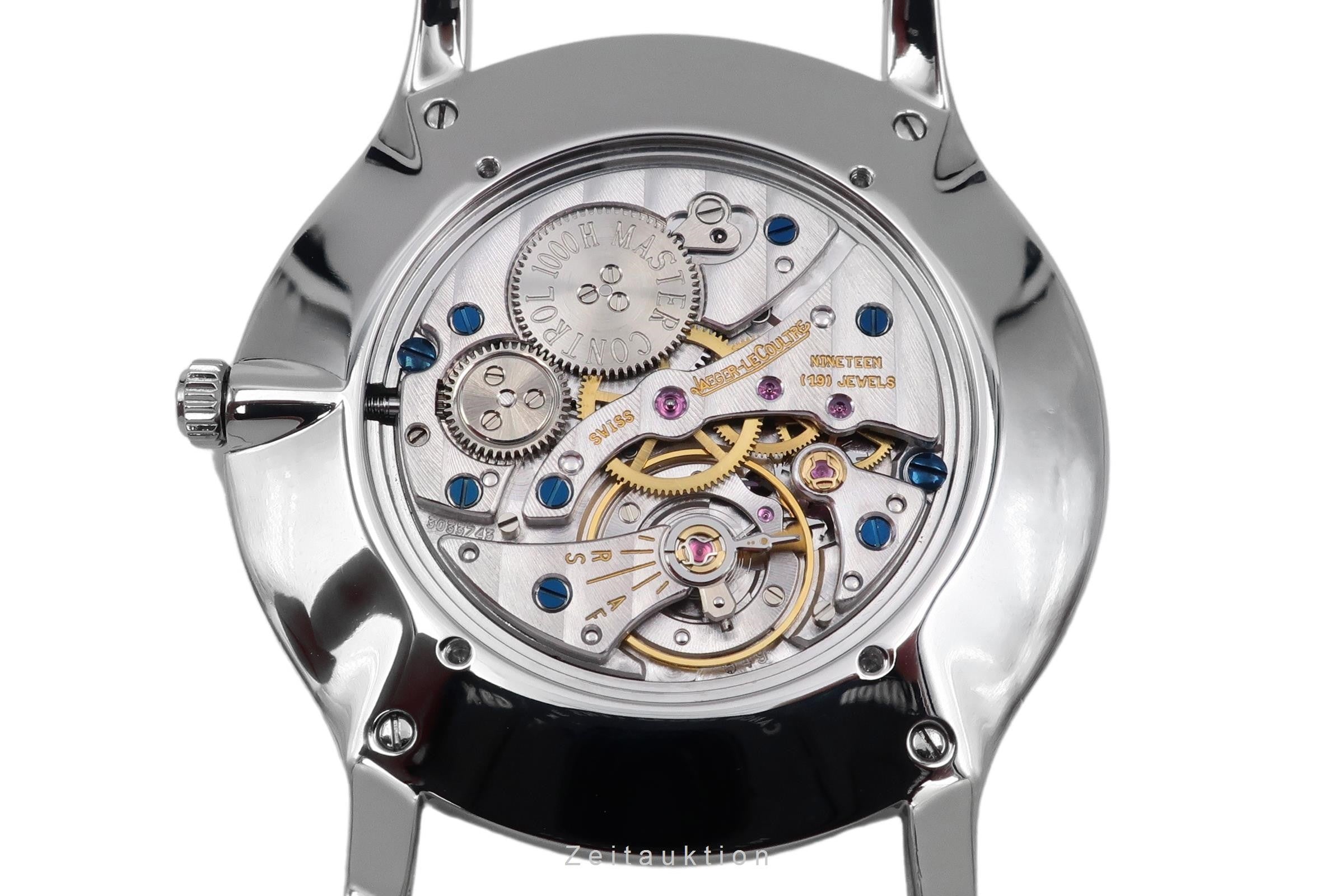 Jaeger LeCoultre Master Ultra Thin steel manual winding men's watch Q1458470, 145.8.79.S  [2401197]