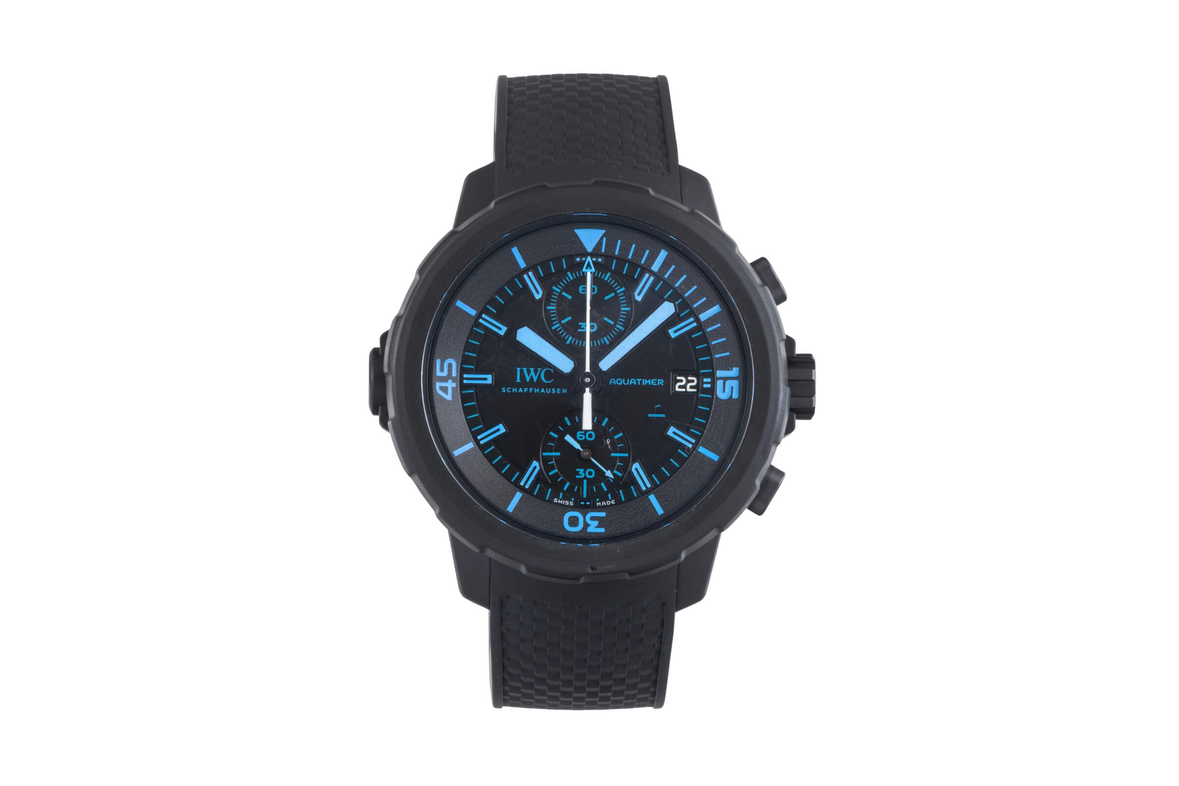 IWC Aquatimer cronografo acciaio automatismo orologio da uomo IW379504 LP: 10700EUR  [2401206]