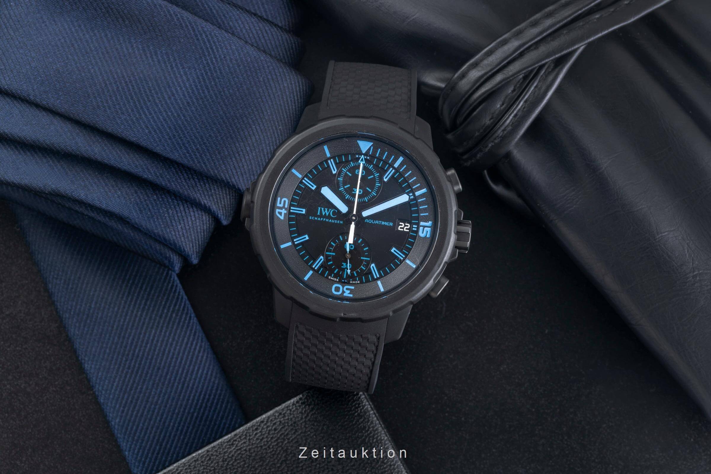 IWC Aquatimer cronografo acciaio automatismo orologio da uomo IW379504 LP: 10700EUR  [2401206]