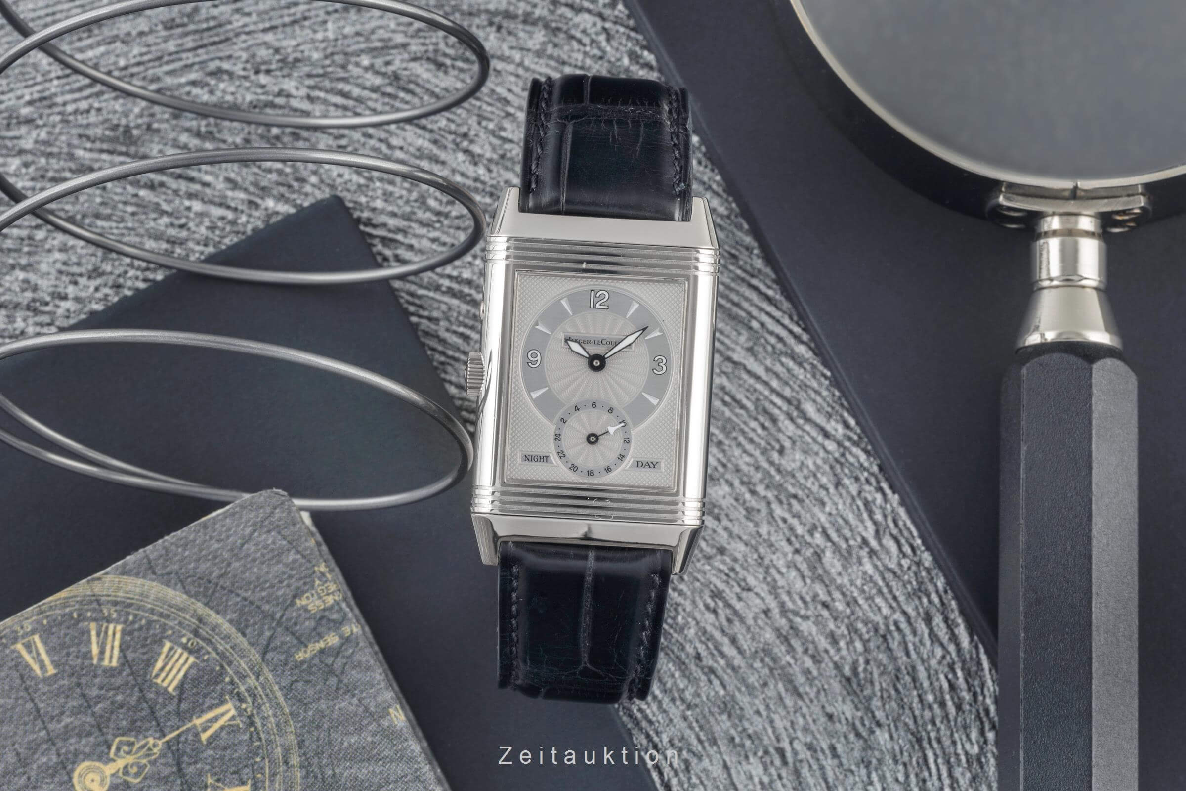 Jaeger LeCoultre Reverso 18 ct white gold manual winding men's watch Q2723440 270.3.54 LP: 26800EUR  [2401374]