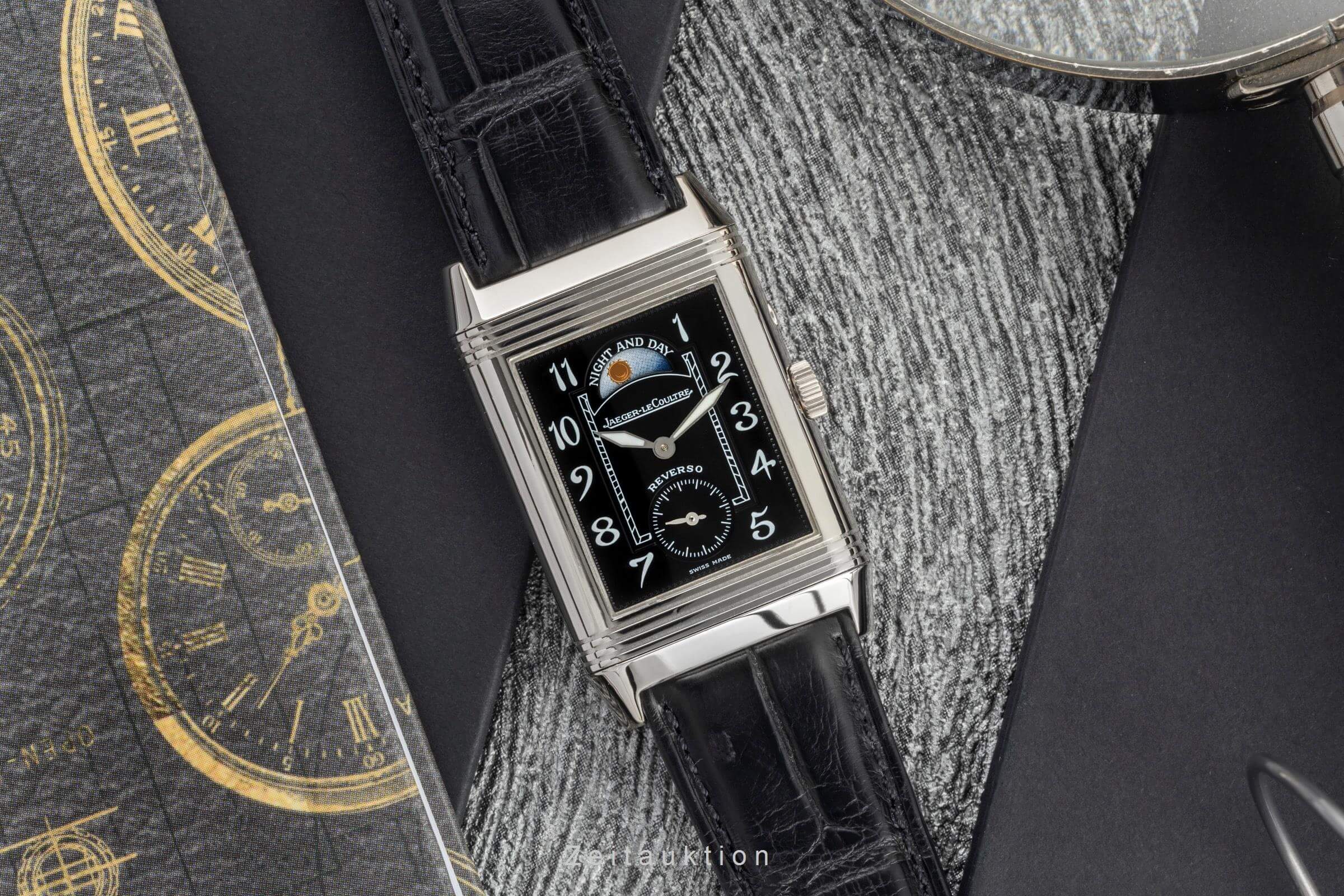 Jaeger LeCoultre Reverso 18 ct white gold manual winding men's watch Q2723440 270.3.54 LP: 26800EUR  [2401374]