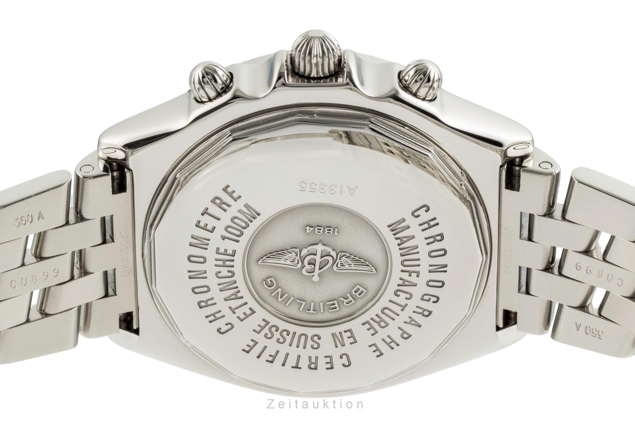 Breitling Crosswind chronograph steel automatic men's watch A13355 LP: 7900EUR  [2401379]