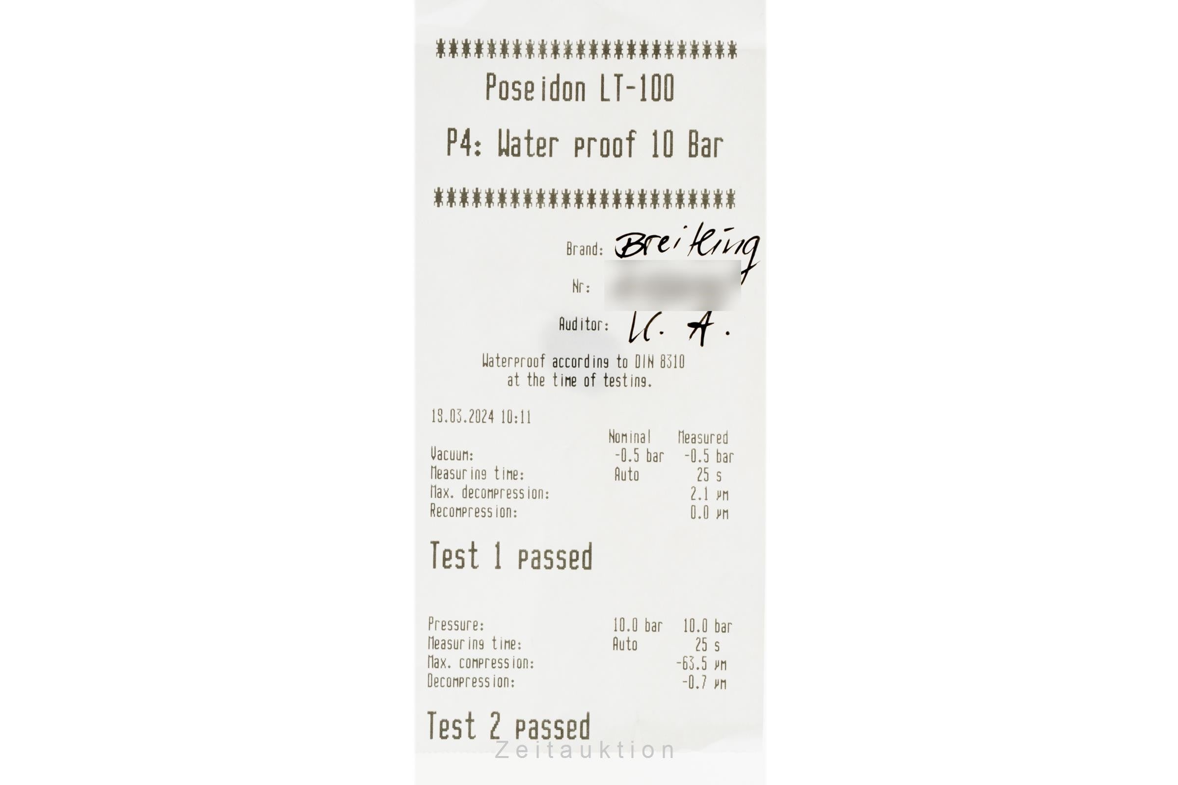 Breitling Crosswind chronograph steel automatic men's watch A13355 LP: 7900EUR  [2401379]