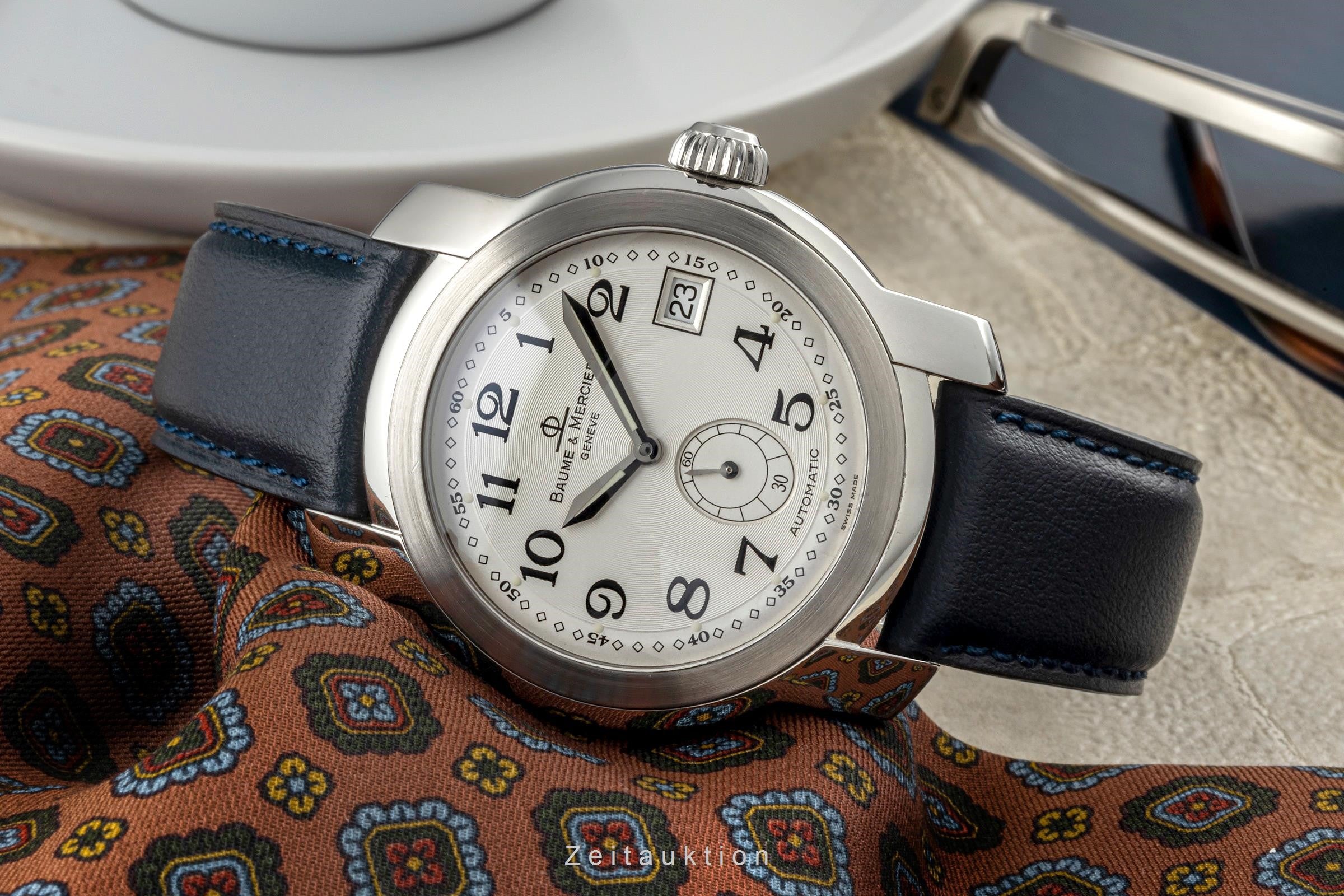 Baume & Mercier Capeland acero automático reloj para caballeros MV045221 LP: 1990EUR  [2401395]