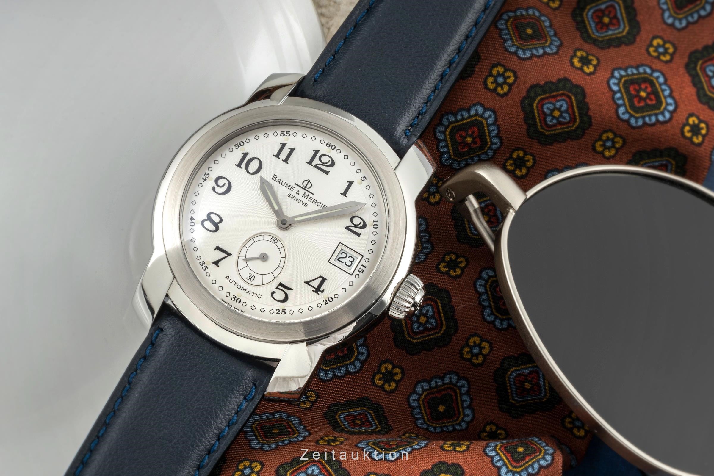 Baume & Mercier Capeland acero automático reloj para caballeros MV045221 LP: 1990EUR  [2401395]