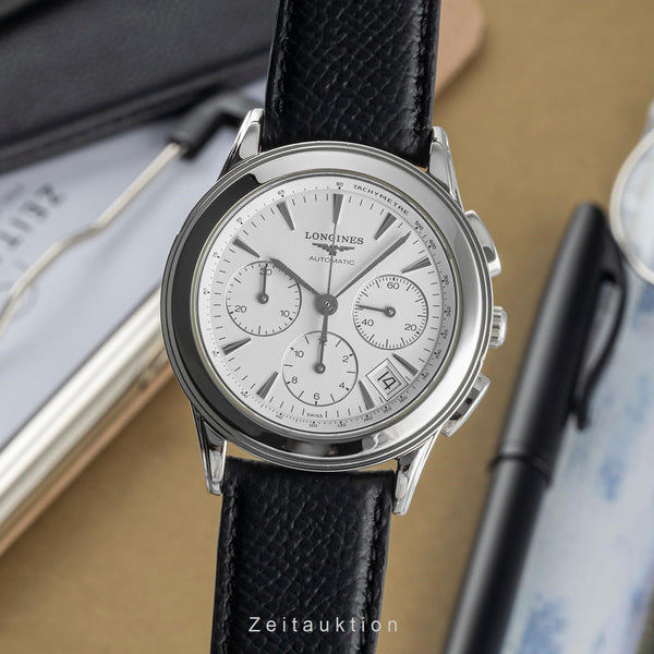 Longines Flagship chronograph steel automatic men's watch L4.718.4  [2401396]