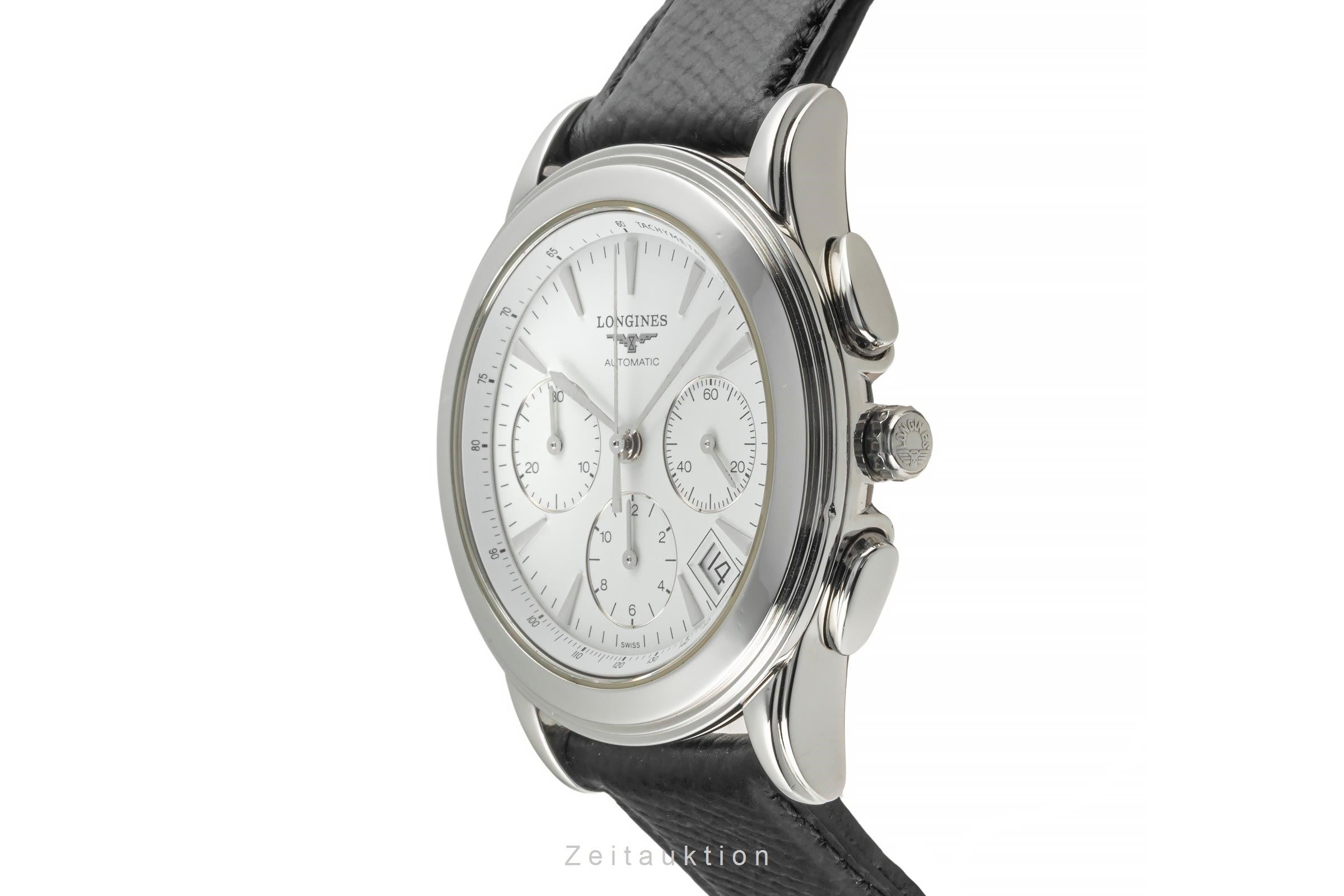 Longines Flagship chronograph steel automatic men's watch L4.718.4  [2401396]