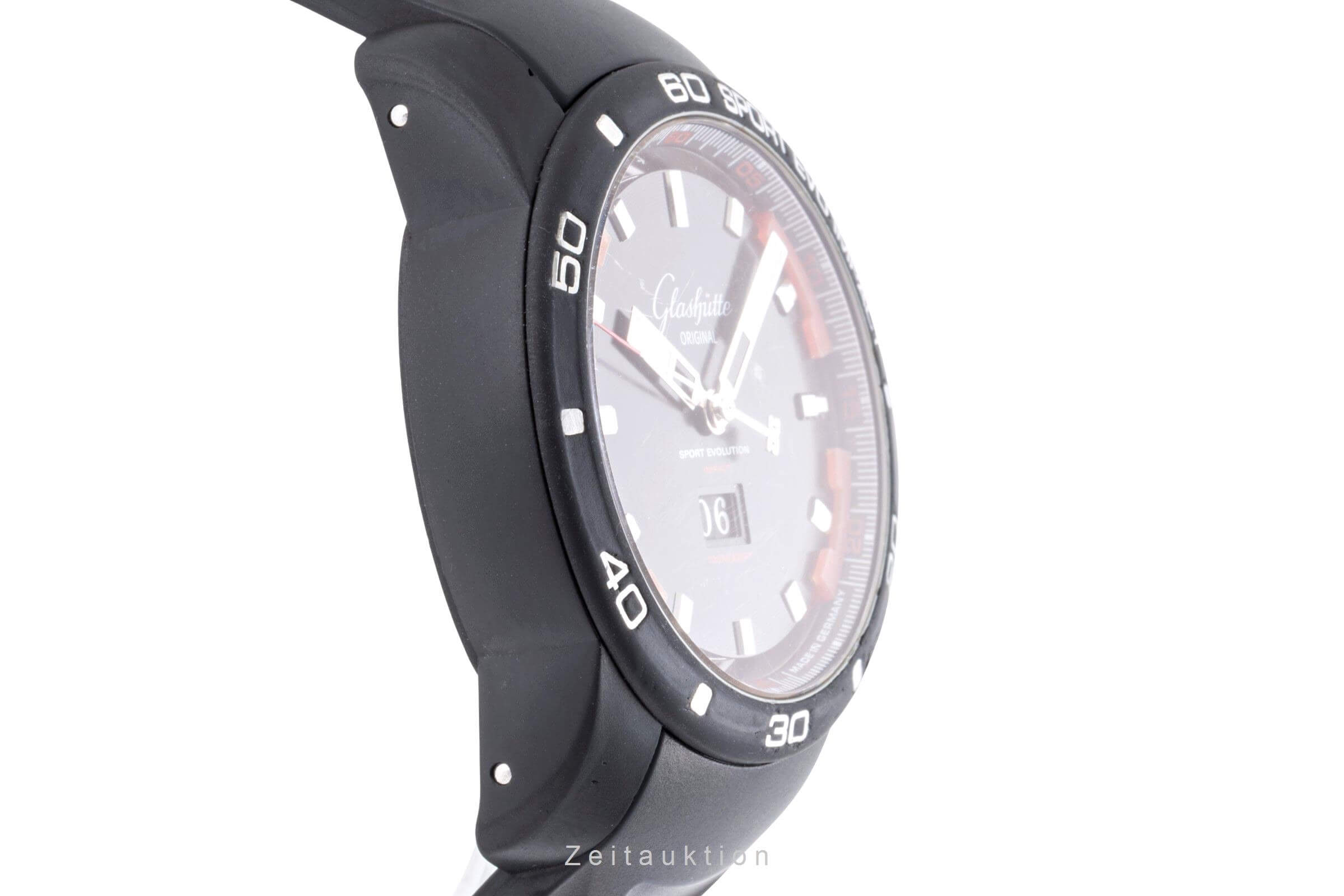 Glashütte Sport Evolution  acier automatique montre pour hommes 39-47-16-16-04  [2401420]