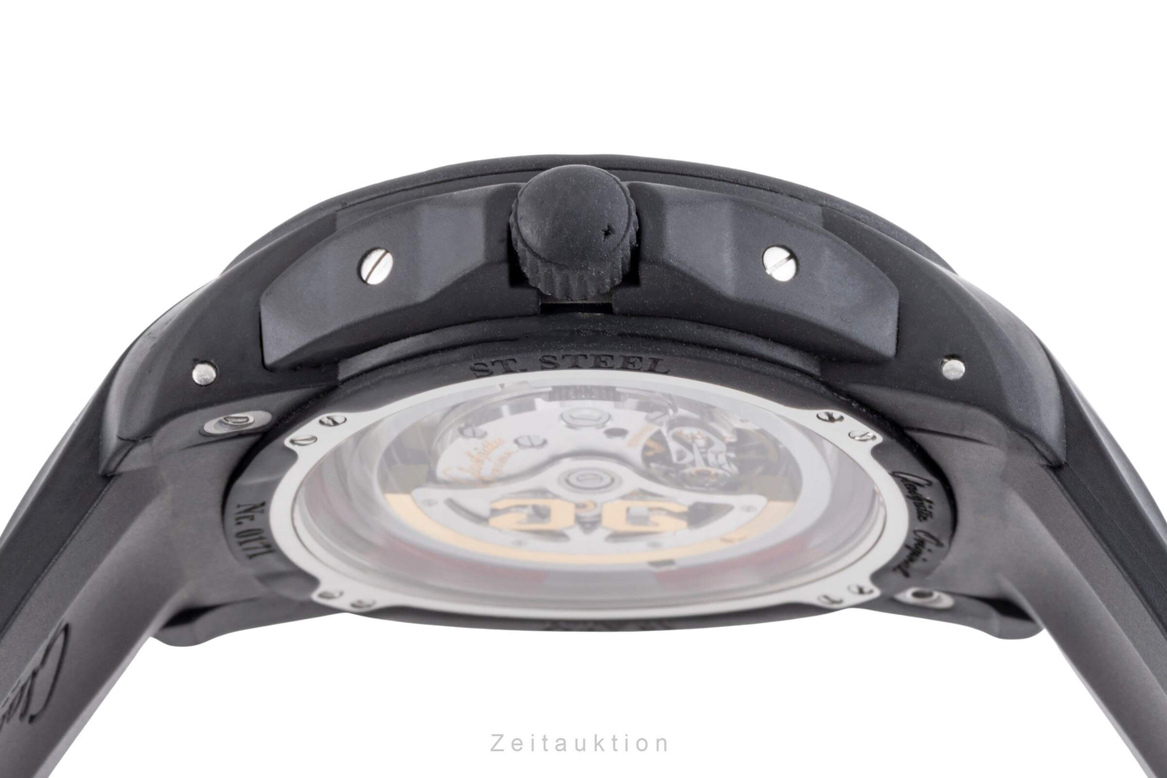 Glashütte Sport Evolution  acier automatique montre pour hommes 39-47-16-16-04  [2401420]