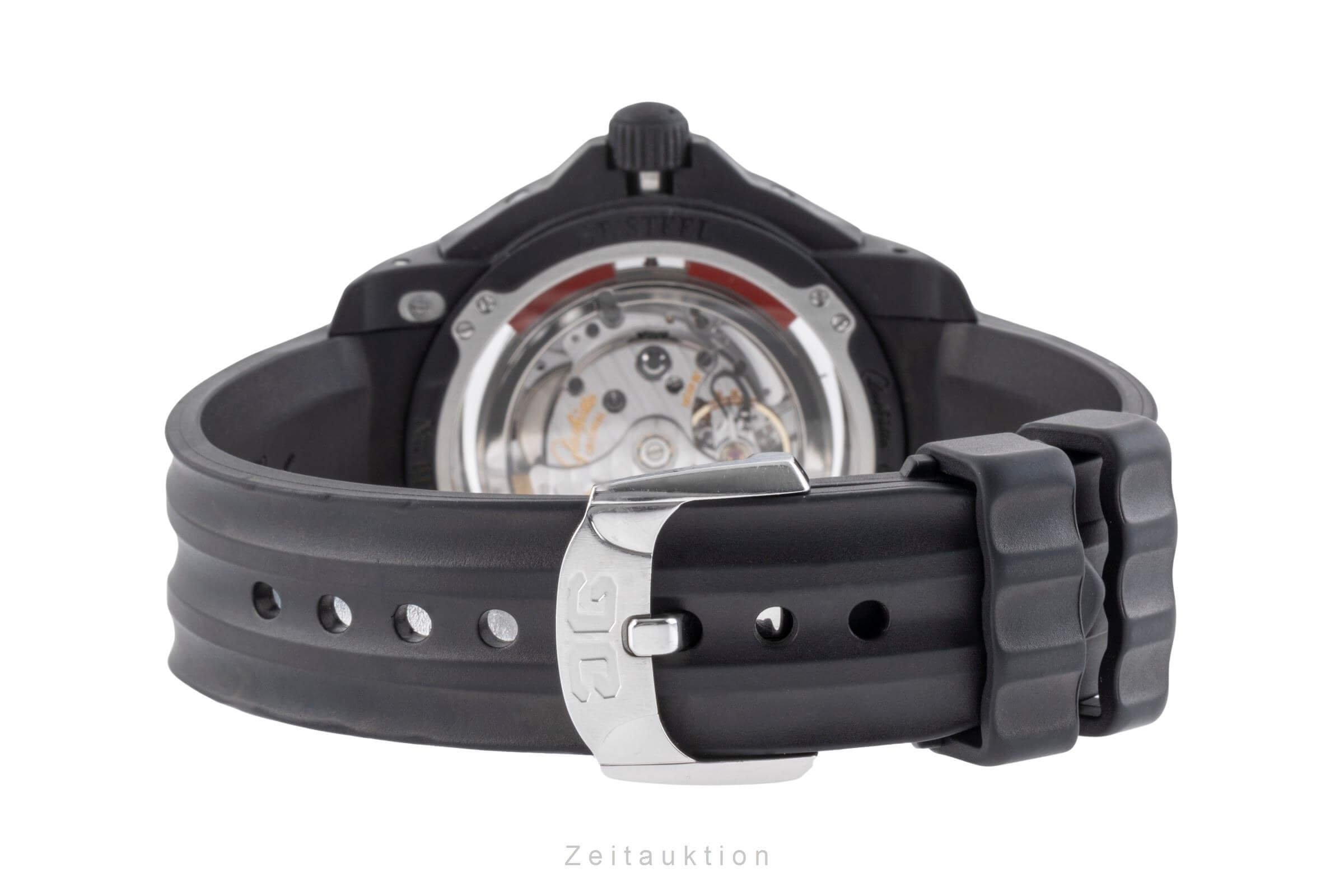 Glashütte Sport Evolution  acier automatique montre pour hommes 39-47-16-16-04  [2401420]