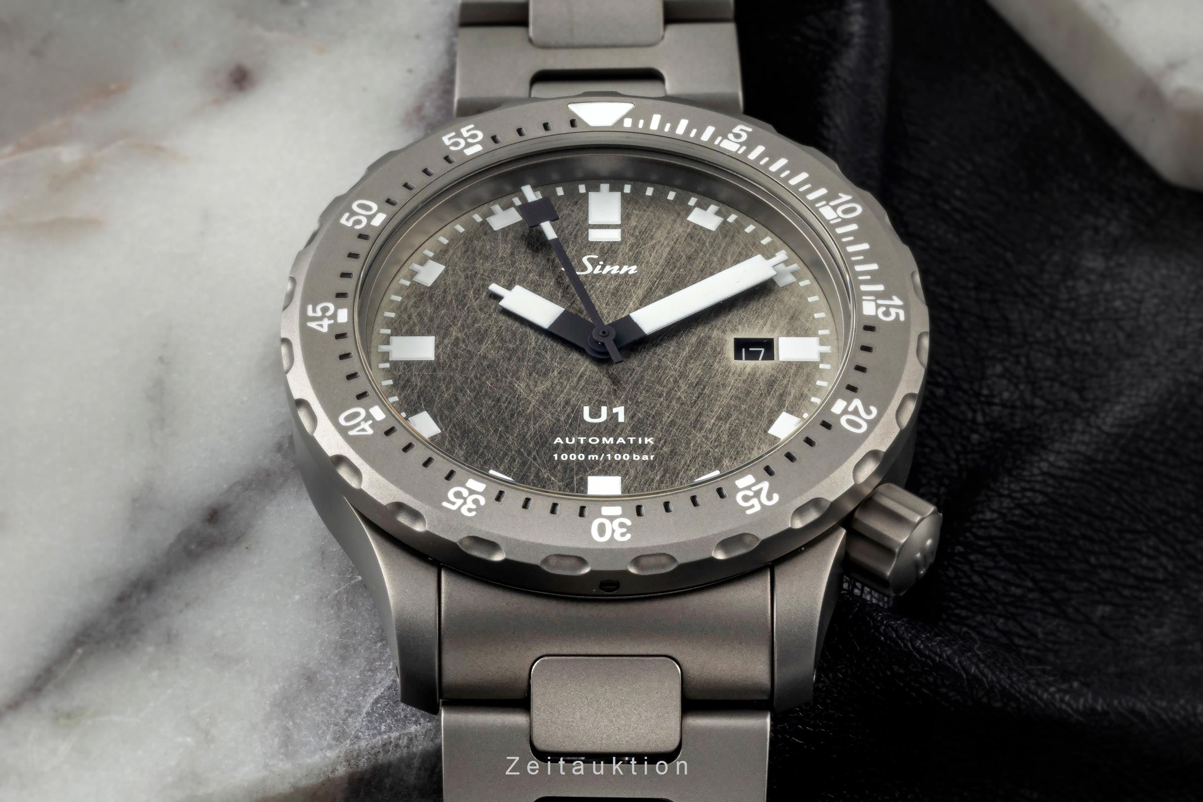 Sinn U1 DS Taucheruhr Edelstahl Automatik Ref 1010.0351 B&P 2021 Limited Edition [2401425]