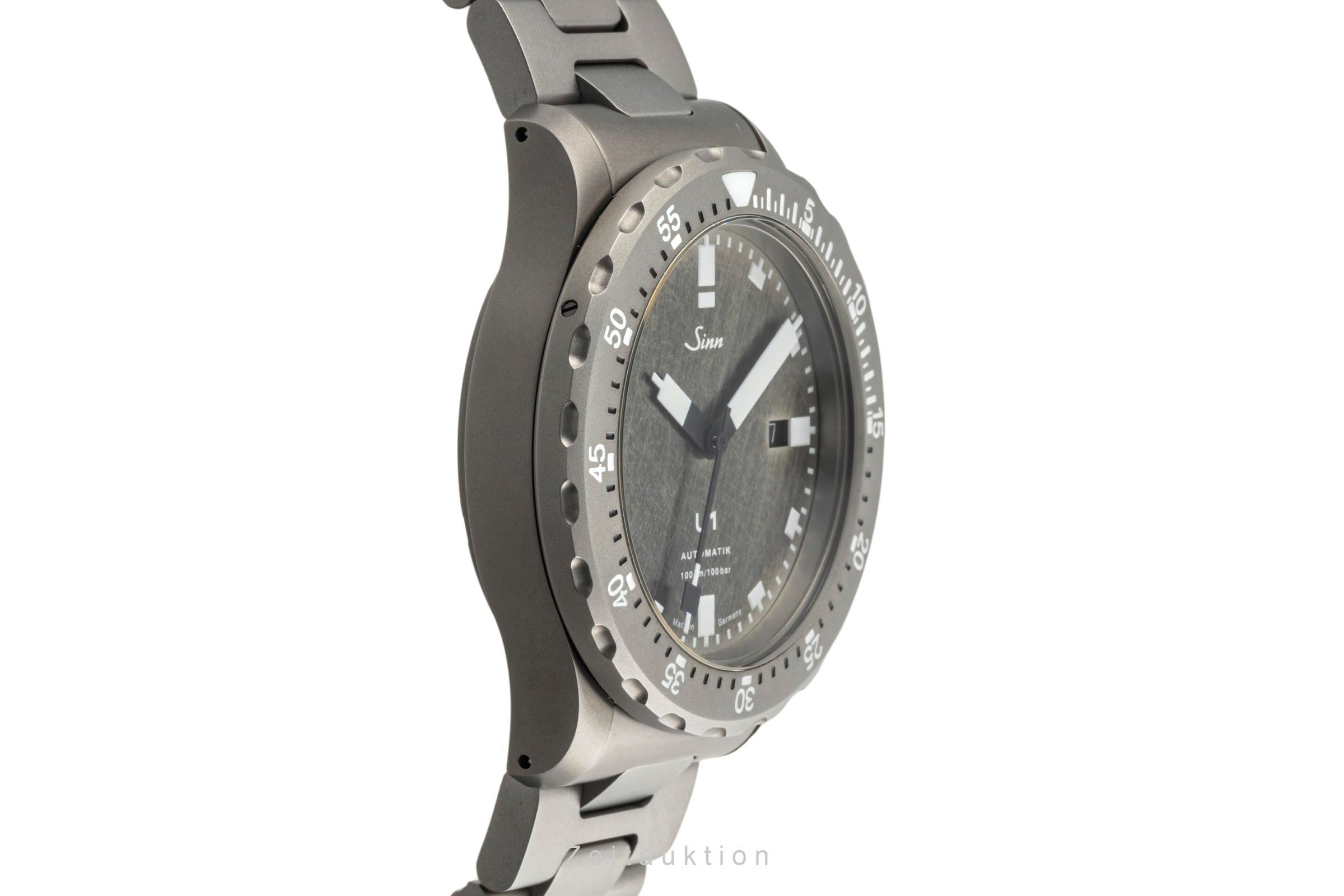Sinn U1 DS Taucheruhr Edelstahl Automatik Ref 1010.0351 B&P 2021 Limited Edition [2401425]