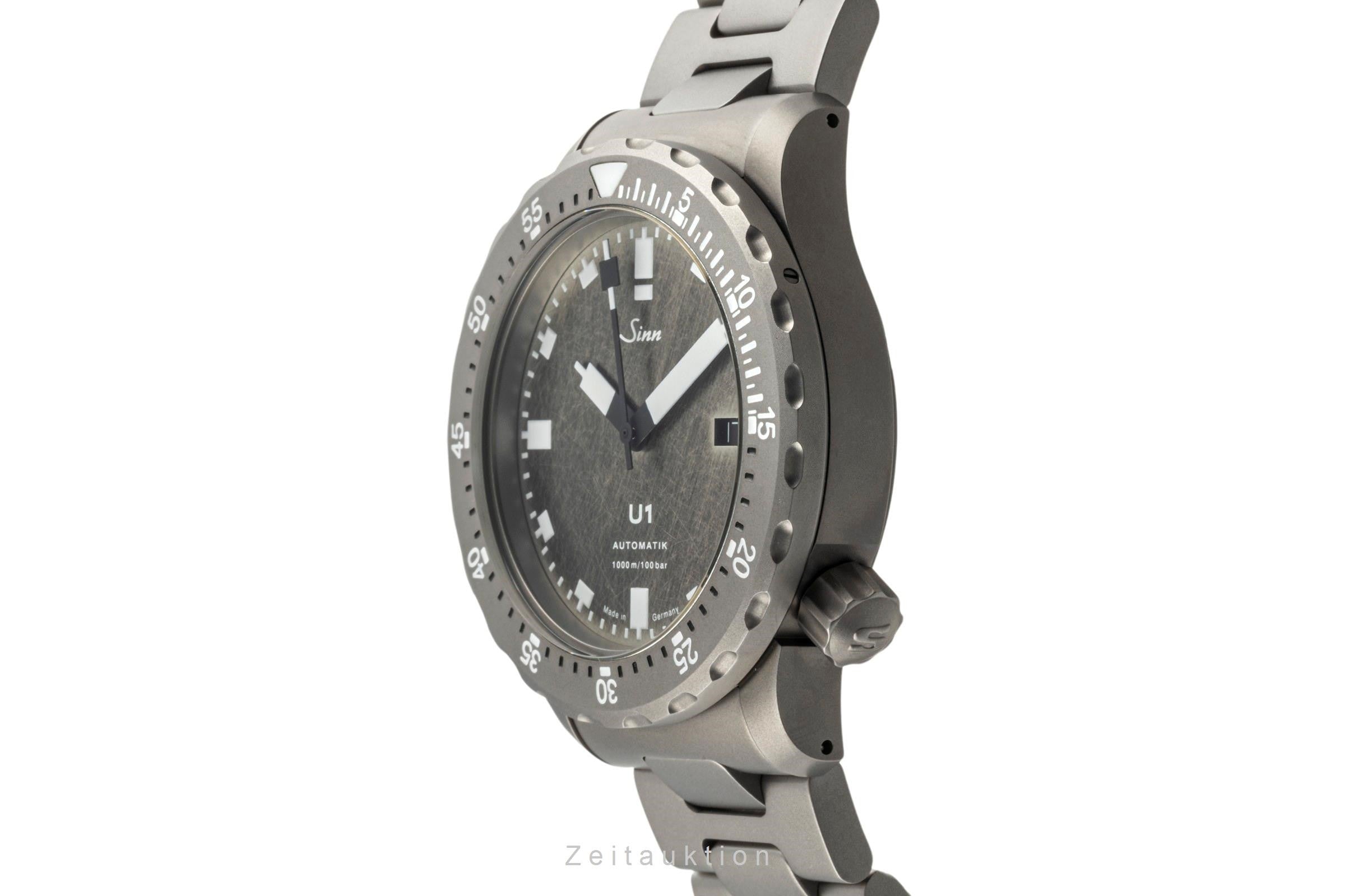 Sinn U1 DS Taucheruhr Edelstahl Automatik Ref 1010.0351 B&P 2021 Limited Edition [2401425]