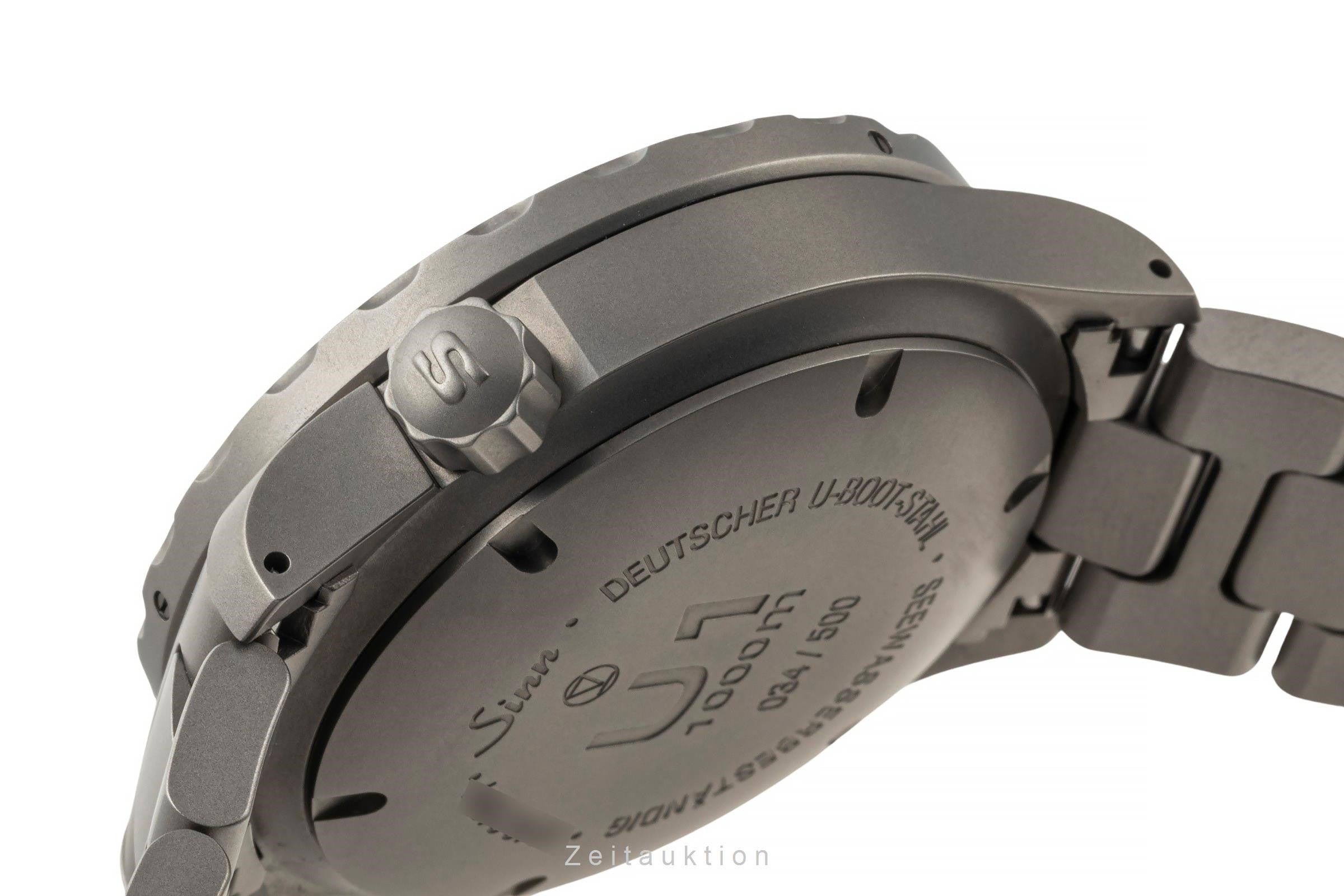 Sinn U1 DS Taucheruhr Edelstahl Automatik Ref 1010.0351 B&P 2021 Limited Edition [2401425]