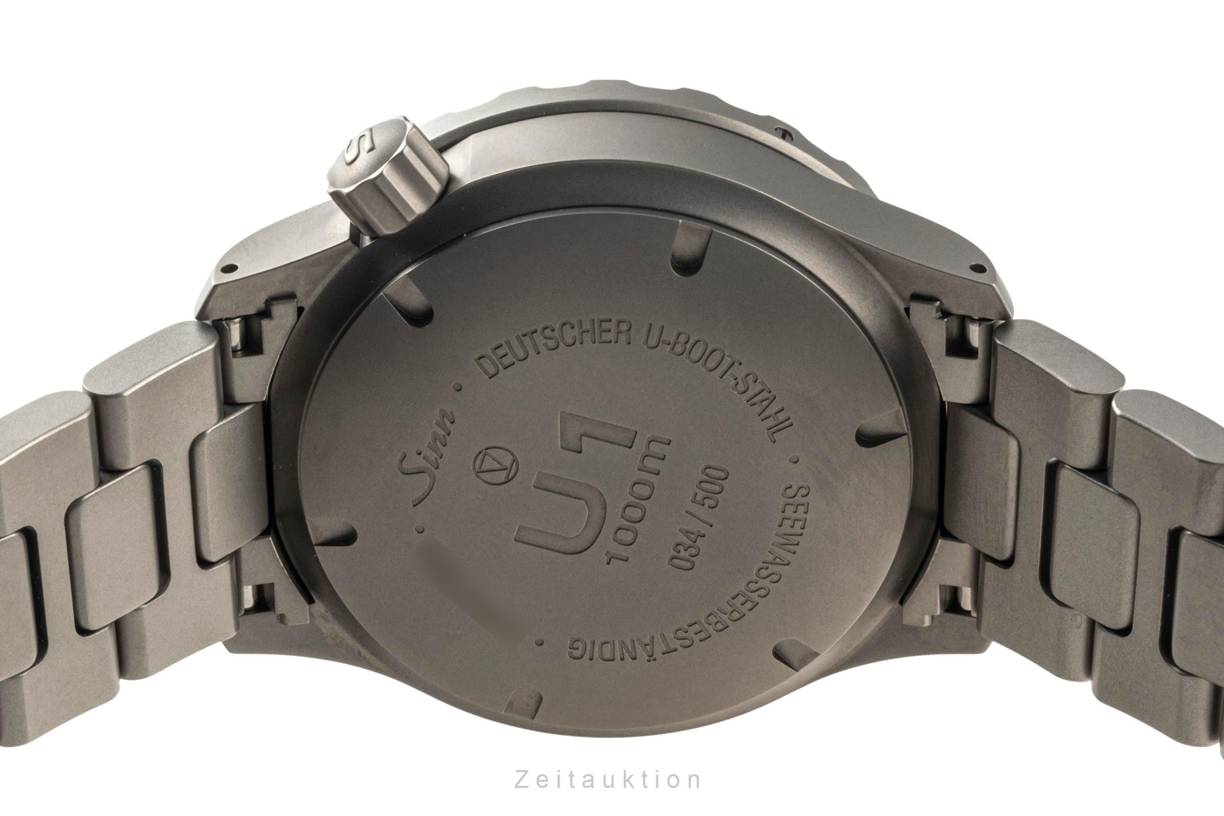 Sinn U1 DS Taucheruhr Edelstahl Automatik Ref 1010.0351 B&P 2021 Limited Edition [2401425]
