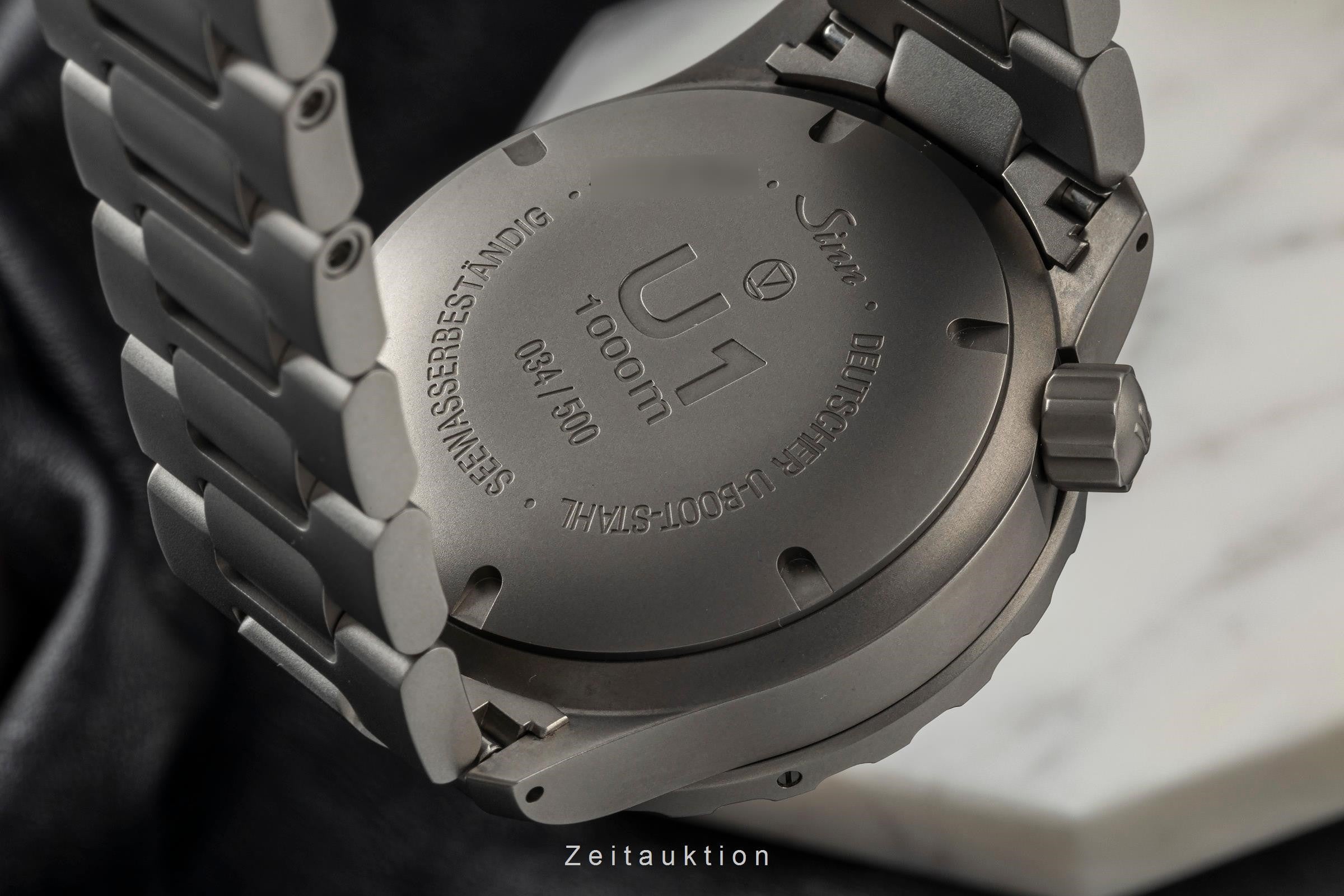 Sinn U1 DS Taucheruhr Edelstahl Automatik Ref 1010.0351 B&P 2021 Limited Edition [2401425]