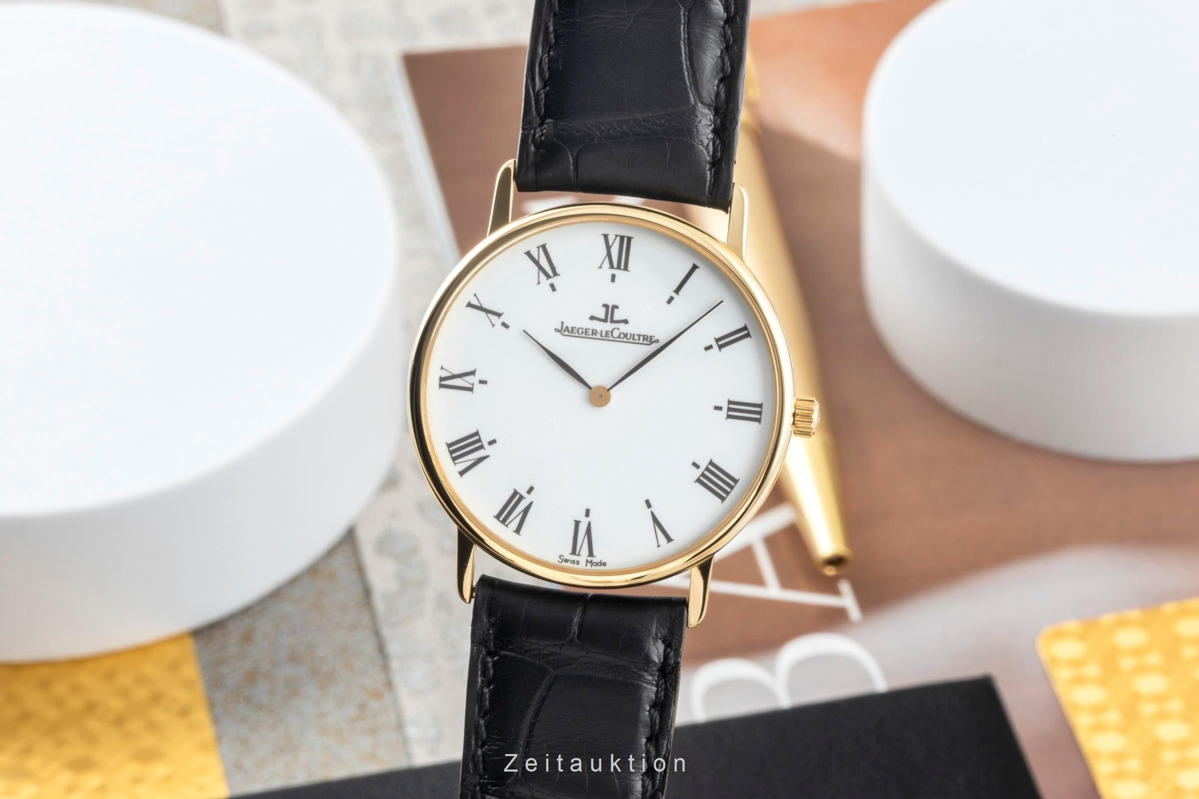 Jaeger LeCoultre Classique Ultra Thin 18 ct gold quartz Kal. 609