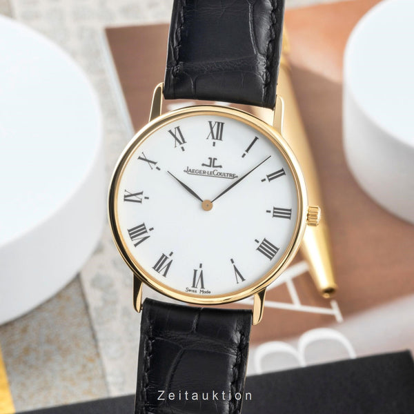 Jaeger LeCoultre Classique Ultra Thin oro 18 ct quarzo orologio da uomo 111.1.09  [2401475]