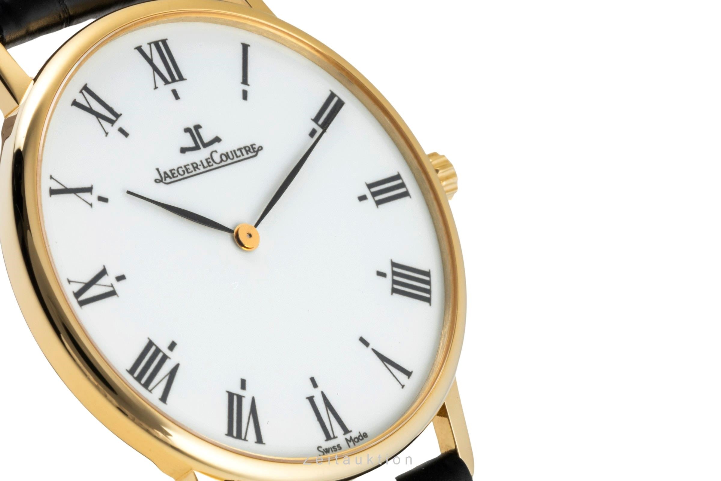 Jaeger LeCoultre Classique Ultra Thin oro 18 ct quarzo orologio da uomo 111.1.09  [2401475]