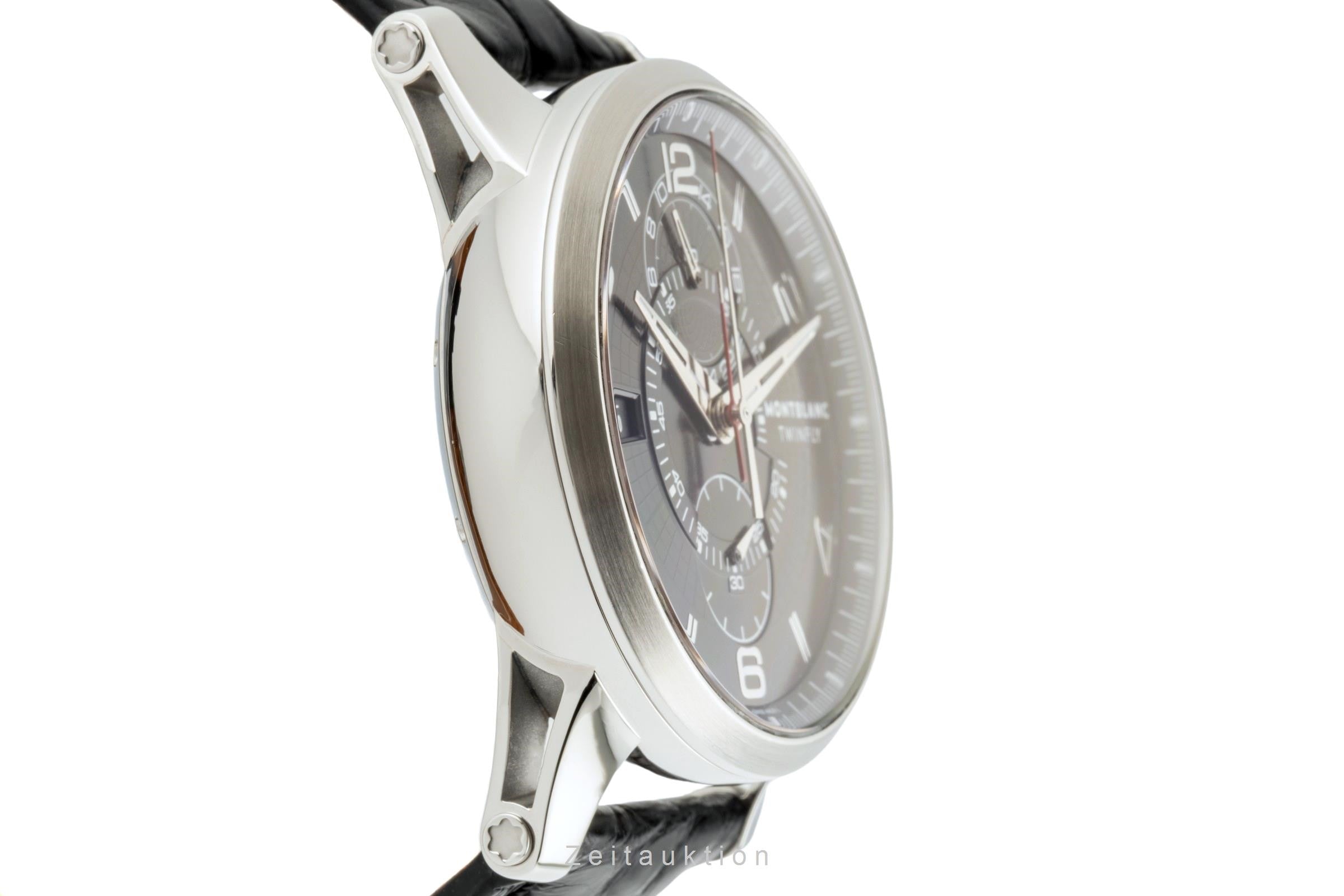 Montblanc TimeWalker TwinFly Chronograph steel automatic Kal. MB