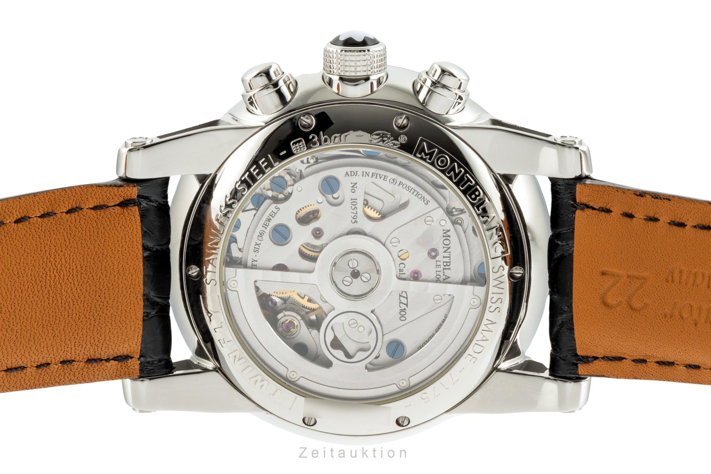 Montblanc TimeWalker TwinFly Chronograph steel automatic Kal. MB