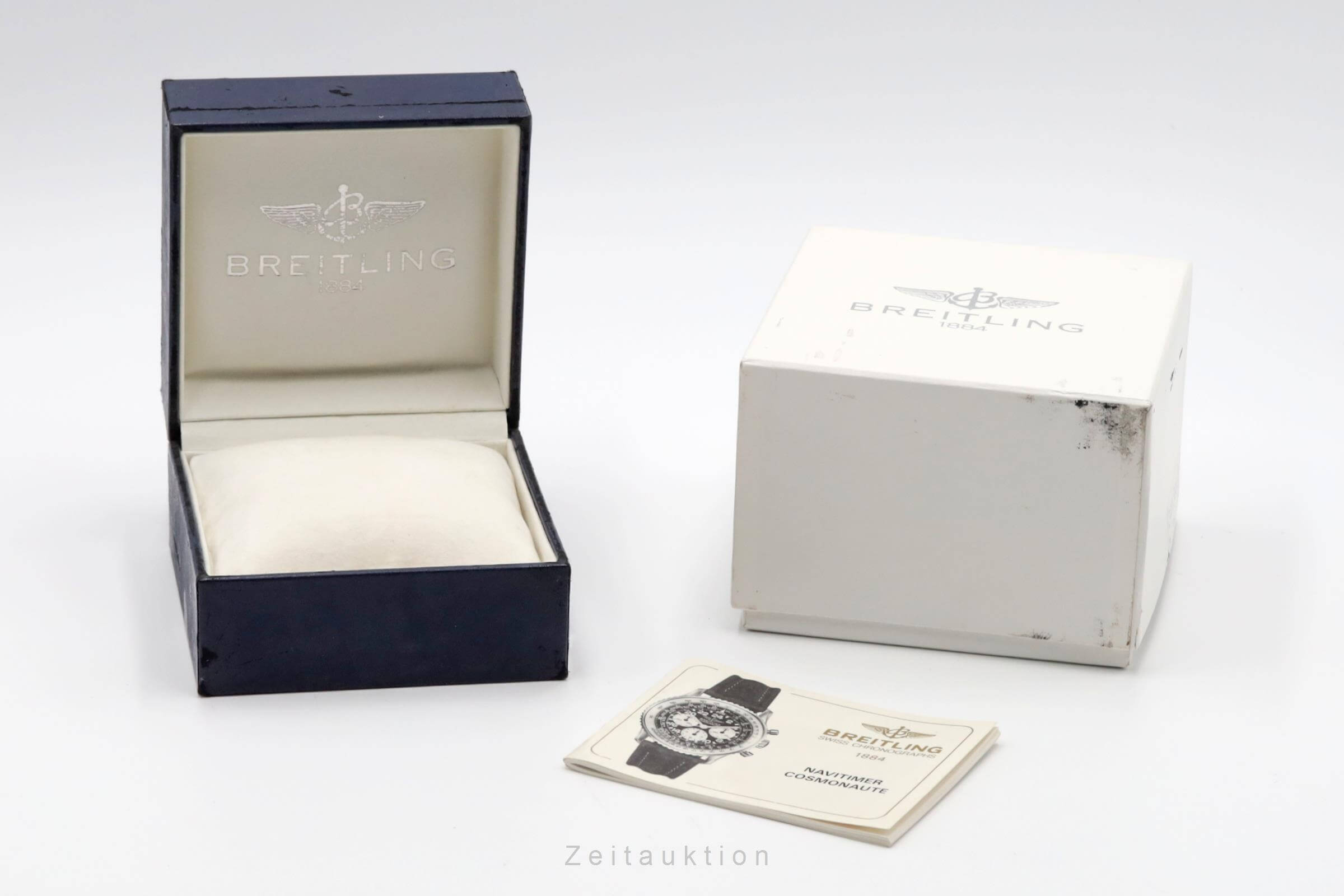 Breitling Navitimer Cosmonaute chronograph steel / gold manual winding men's watch B12019, 81600  [2401588]