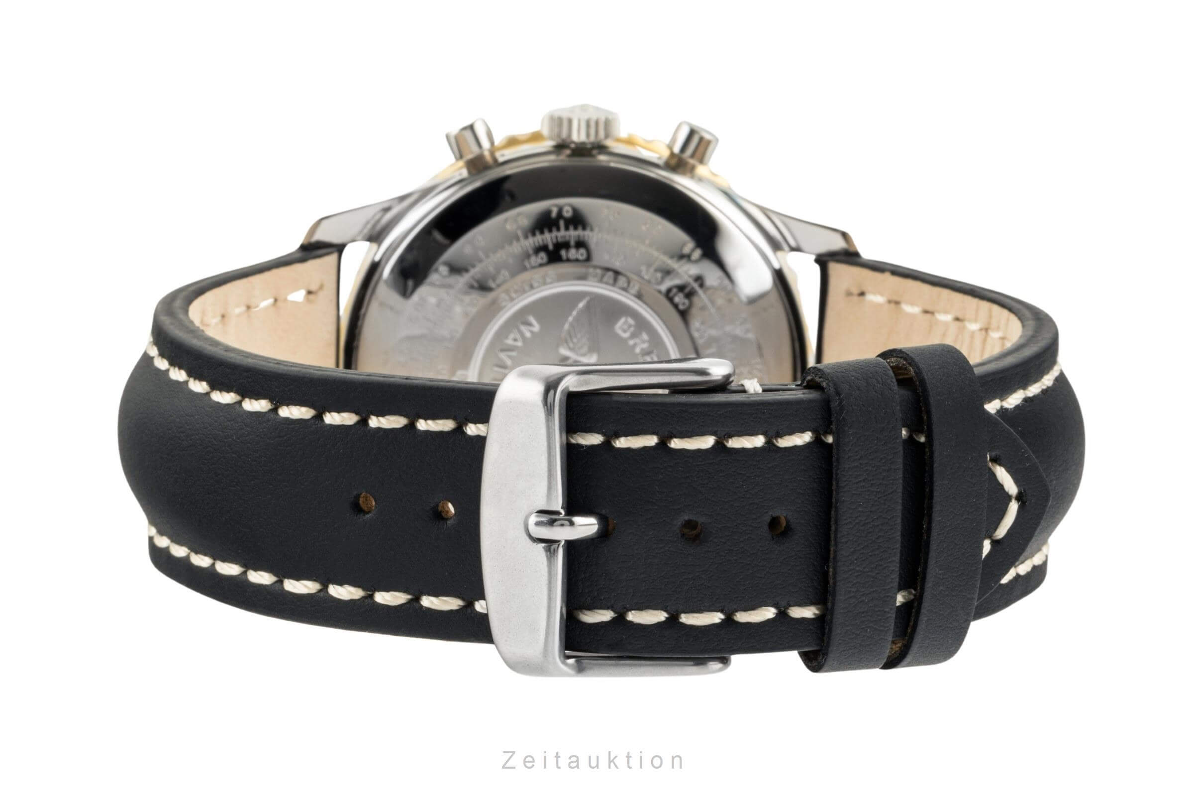 Breitling Navitimer Cosmonaute chronograph steel / gold manual winding men's watch B12019, 81600  [2401588]