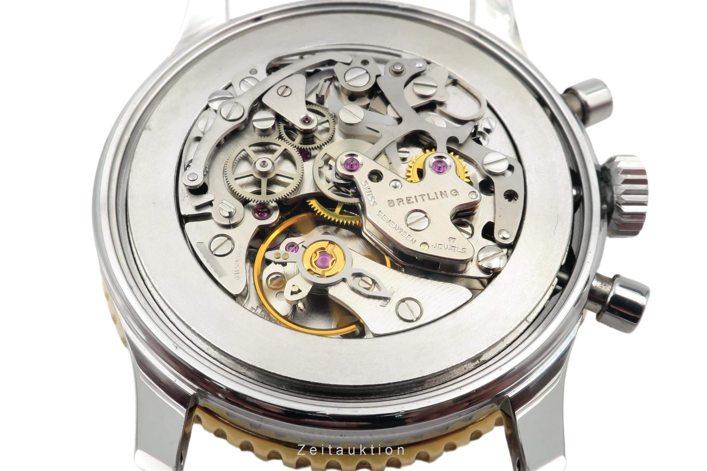 Breitling Navitimer Cosmonaute chronograph steel / gold manual winding men's watch B12019, 81600  [2401588]