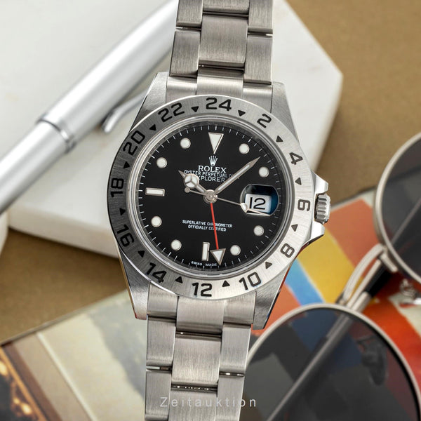 Rolex Explorer II steel automatic men's watch 16570T  [2401595]