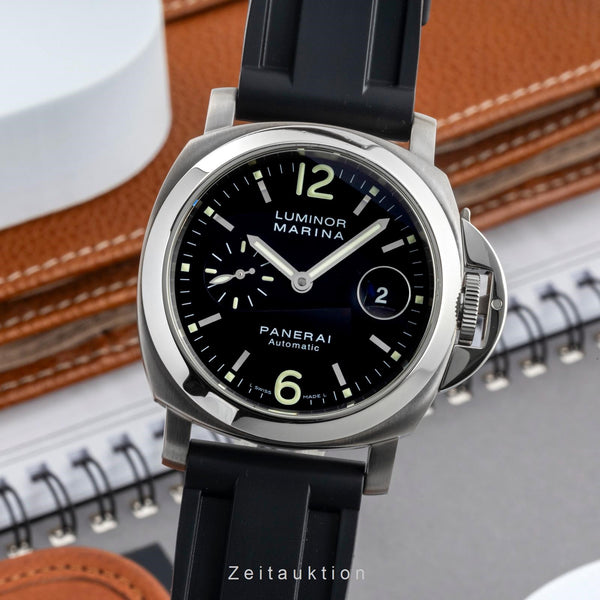 Panerai Luminor Marina acero / titanio automático reloj para caballeros PAM00165  [2401621]