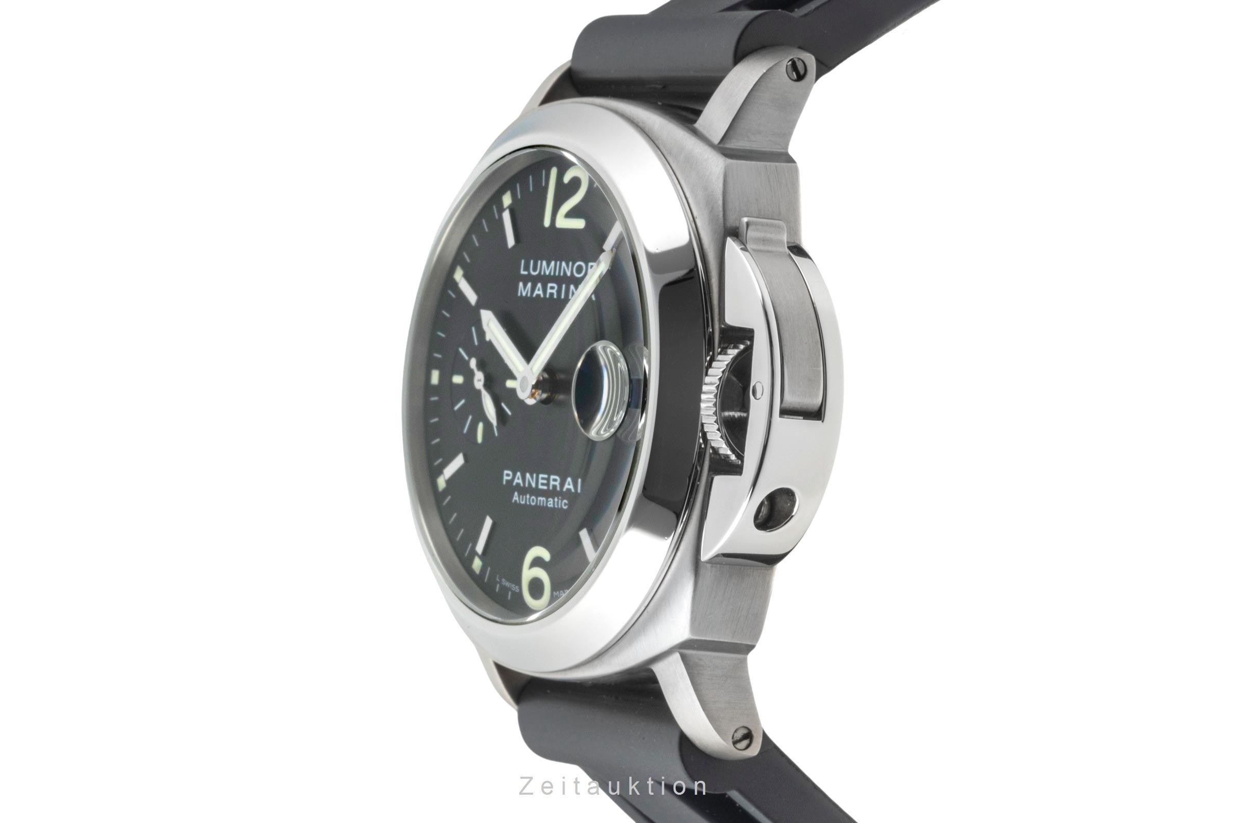 Panerai Luminor Marina acero / titanio automático reloj para caballeros PAM00165  [2401621]