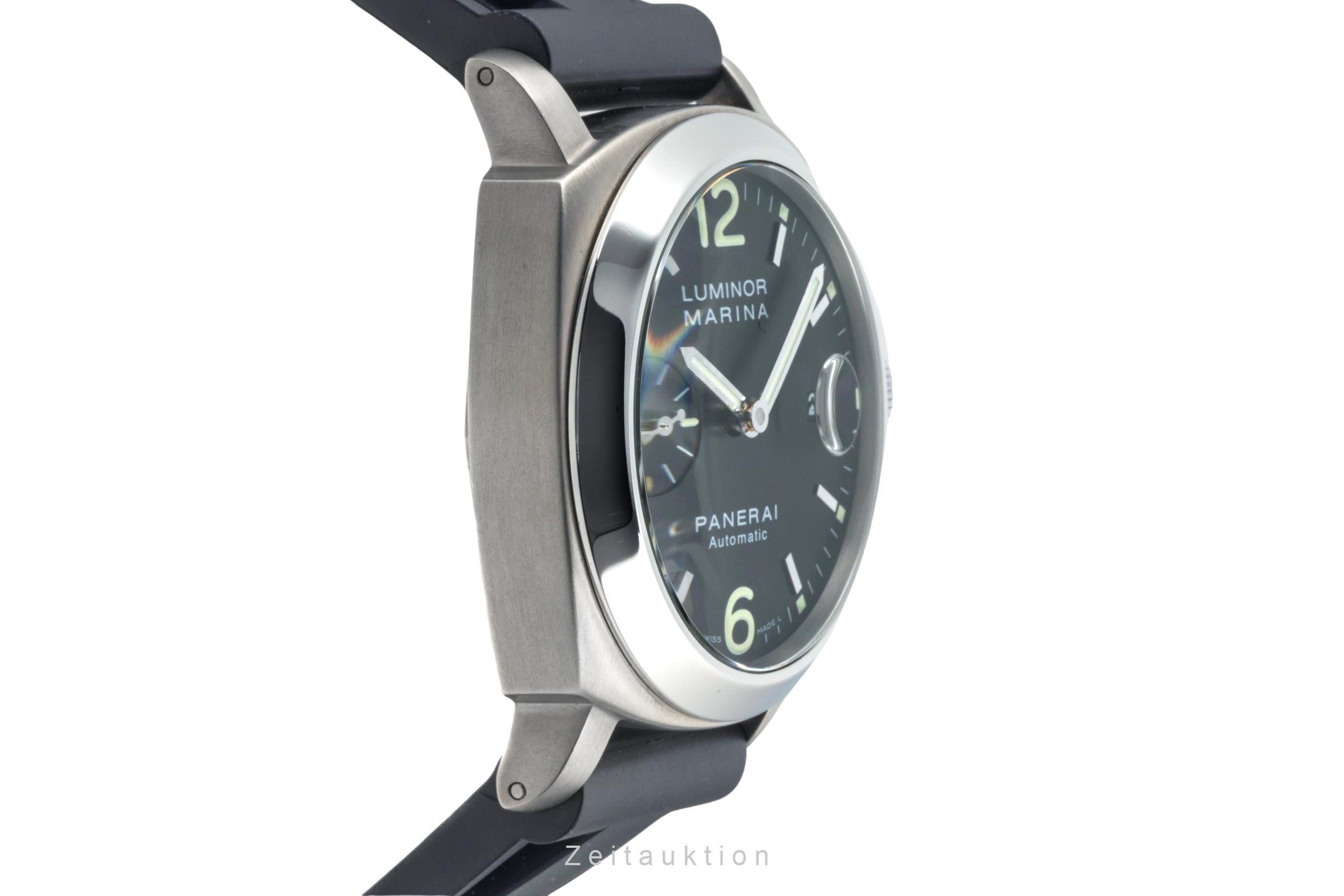Panerai Luminor Marina acero / titanio automático reloj para caballeros PAM00165  [2401621]
