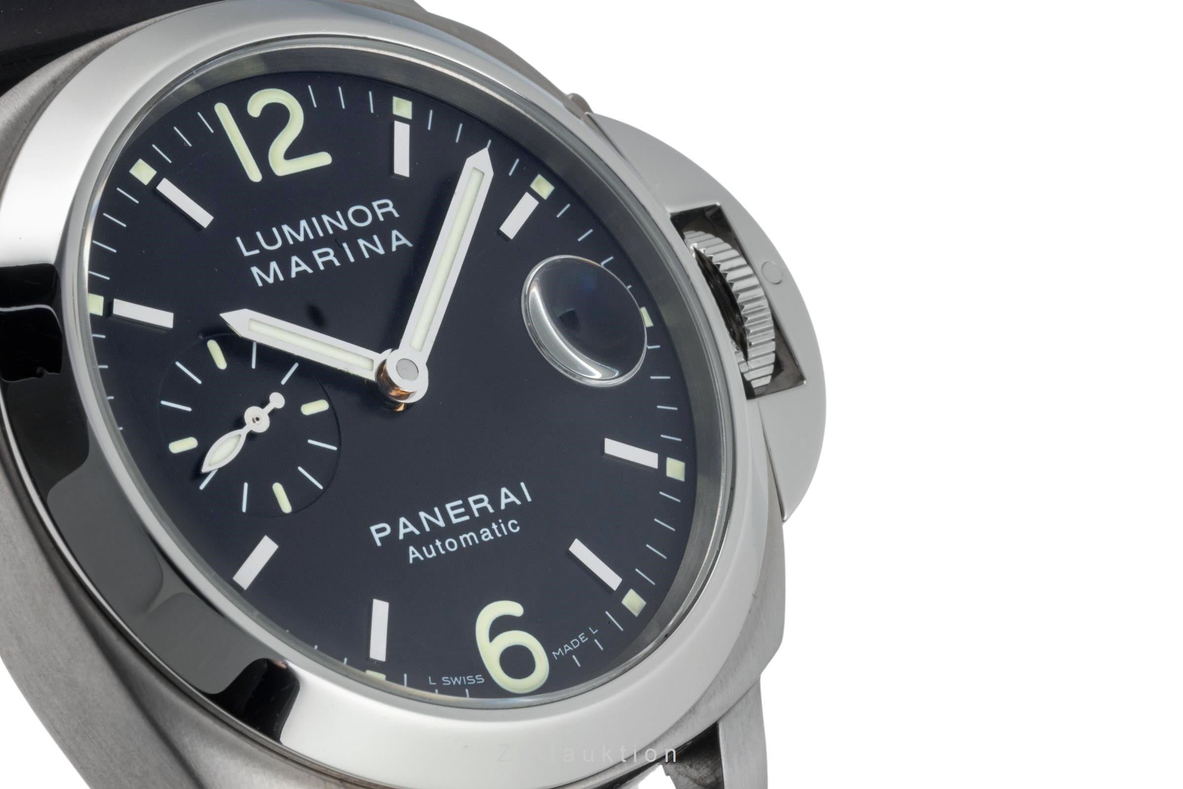 Panerai Luminor Marina acero / titanio automático reloj para caballeros PAM00165  [2401621]