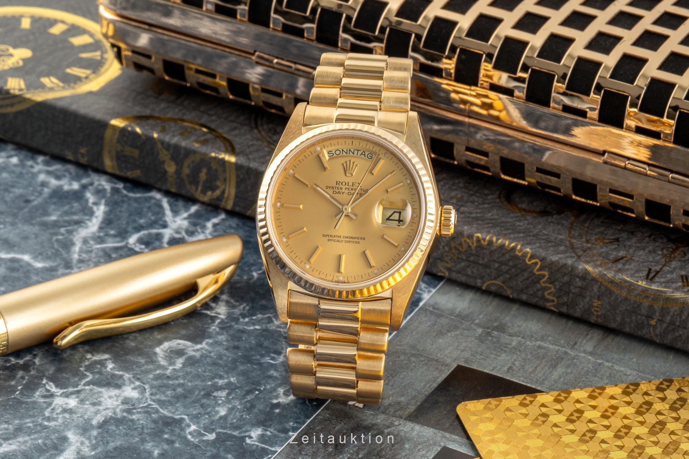 Rolex Day-Date 18 ct gold automatic 3055 18038 2401645