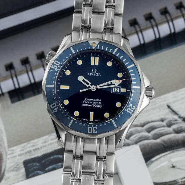 Omega Seamaster steel quartz men's watch 2541.80.00  [2401655]