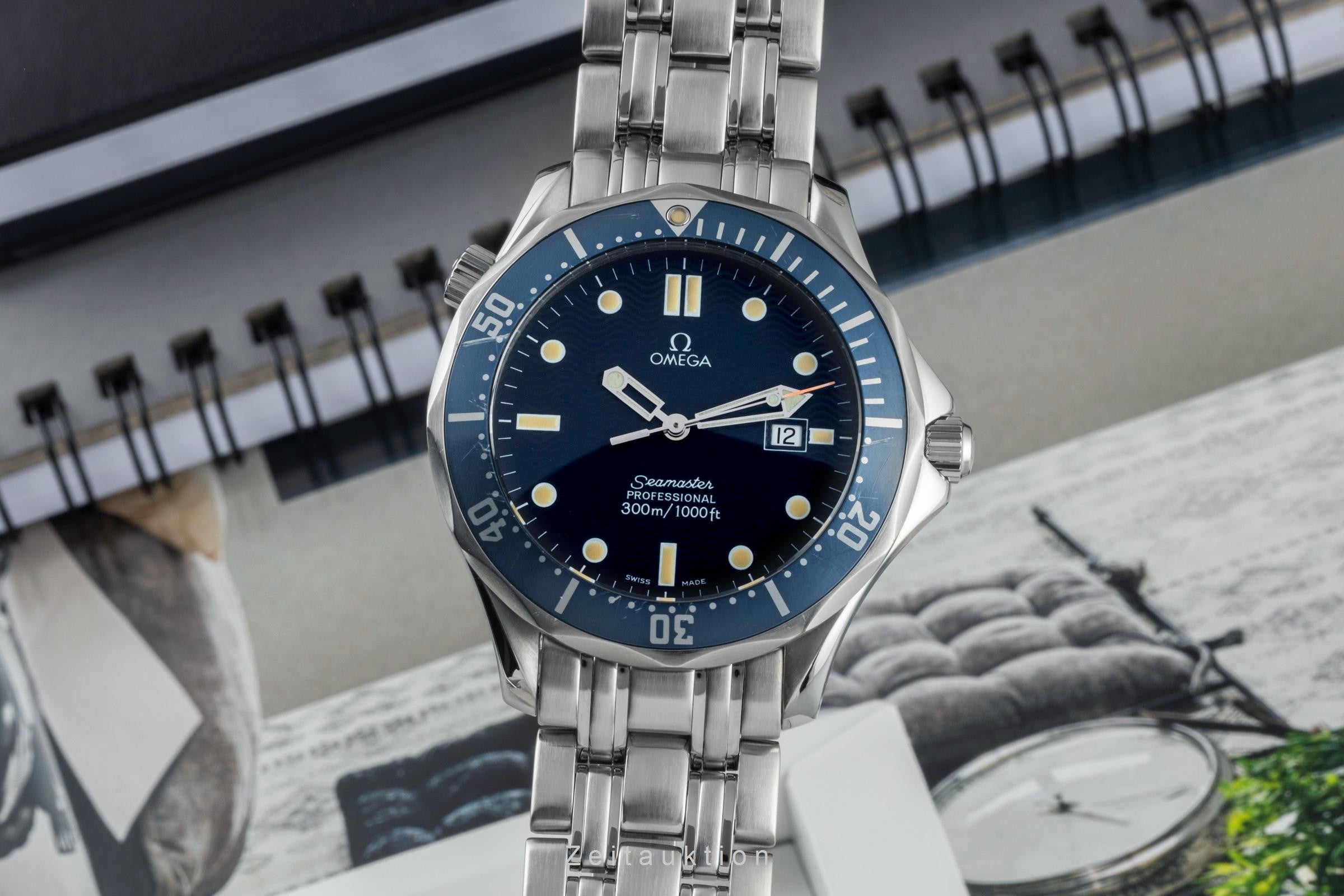 Omega Seamaster steel quartz men's watch 2541.80.00  [2401655]