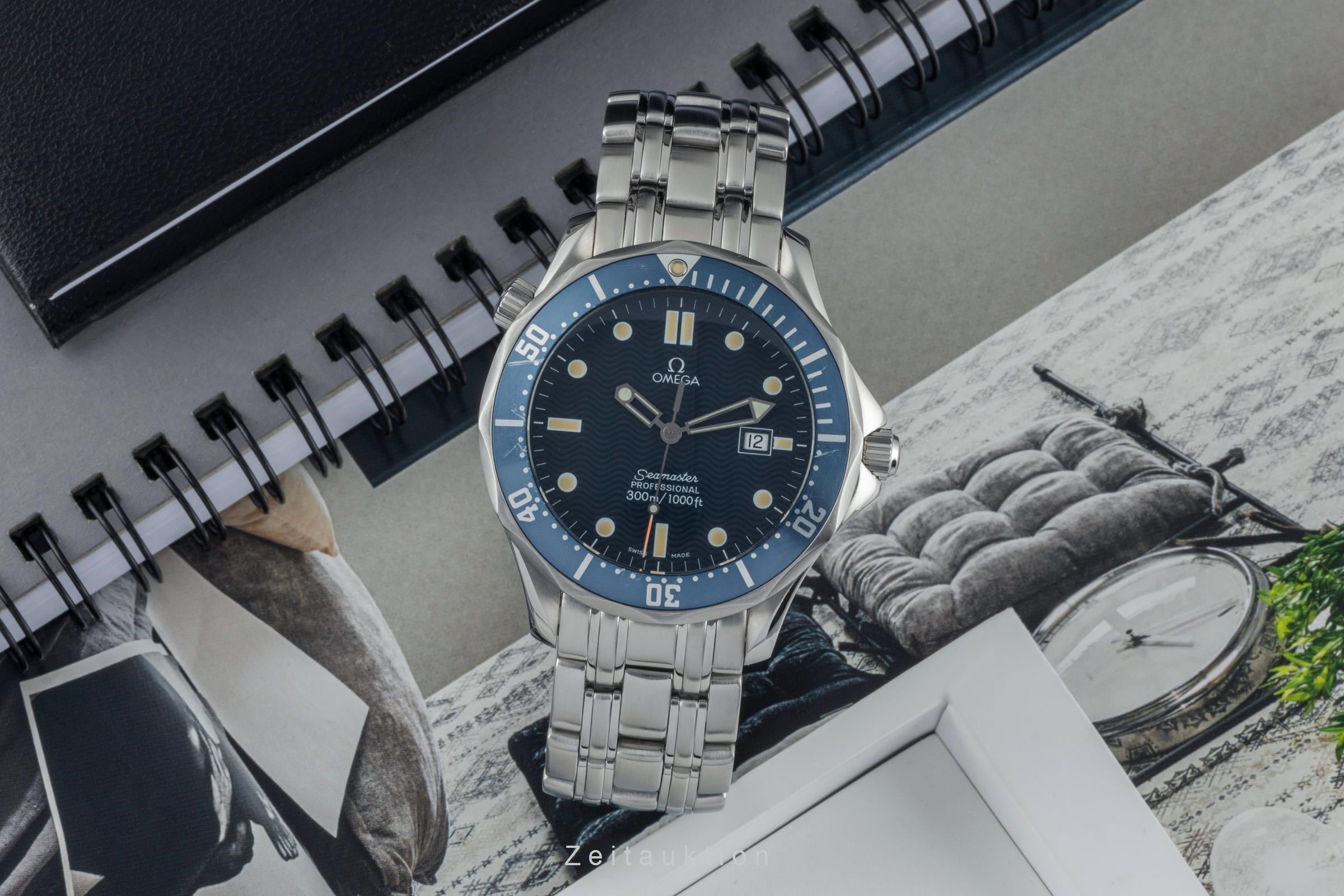 Omega Seamaster steel quartz men's watch 2541.80.00  [2401655]