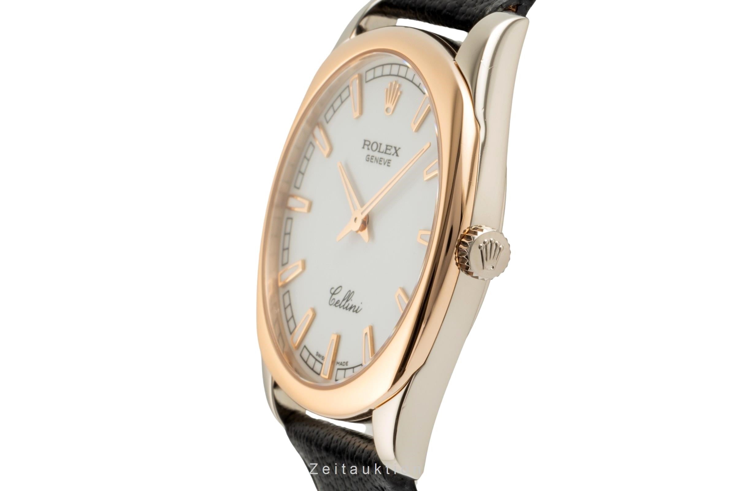 Rolex Cellini Danaos 18k (0,750) Gold Handaufzug Herrenuhr Ref. 4243/9 Papiere [2401667]