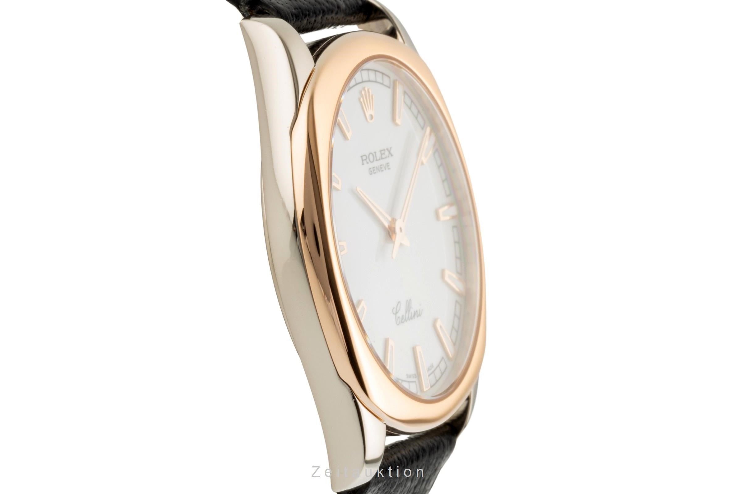 Rolex Cellini Danaos 18k (0,750) Gold Handaufzug Herrenuhr Ref. 4243/9 Papiere [2401667]