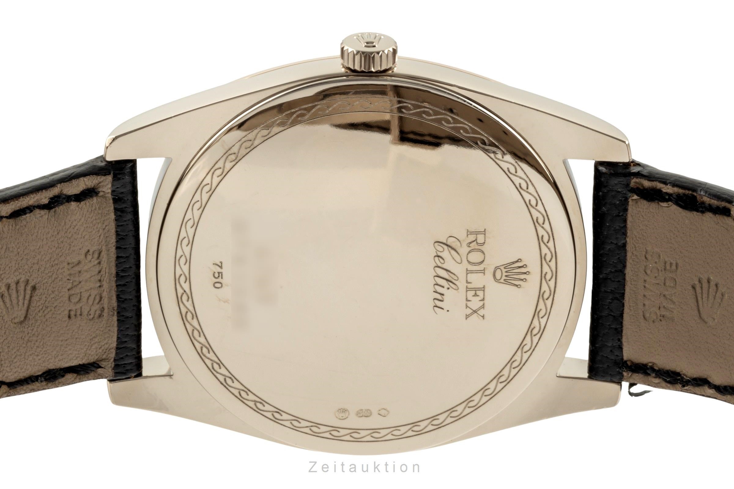 Rolex Cellini Danaos 18k (0,750) Gold Handaufzug Herrenuhr Ref. 4243/9 Papiere [2401667]