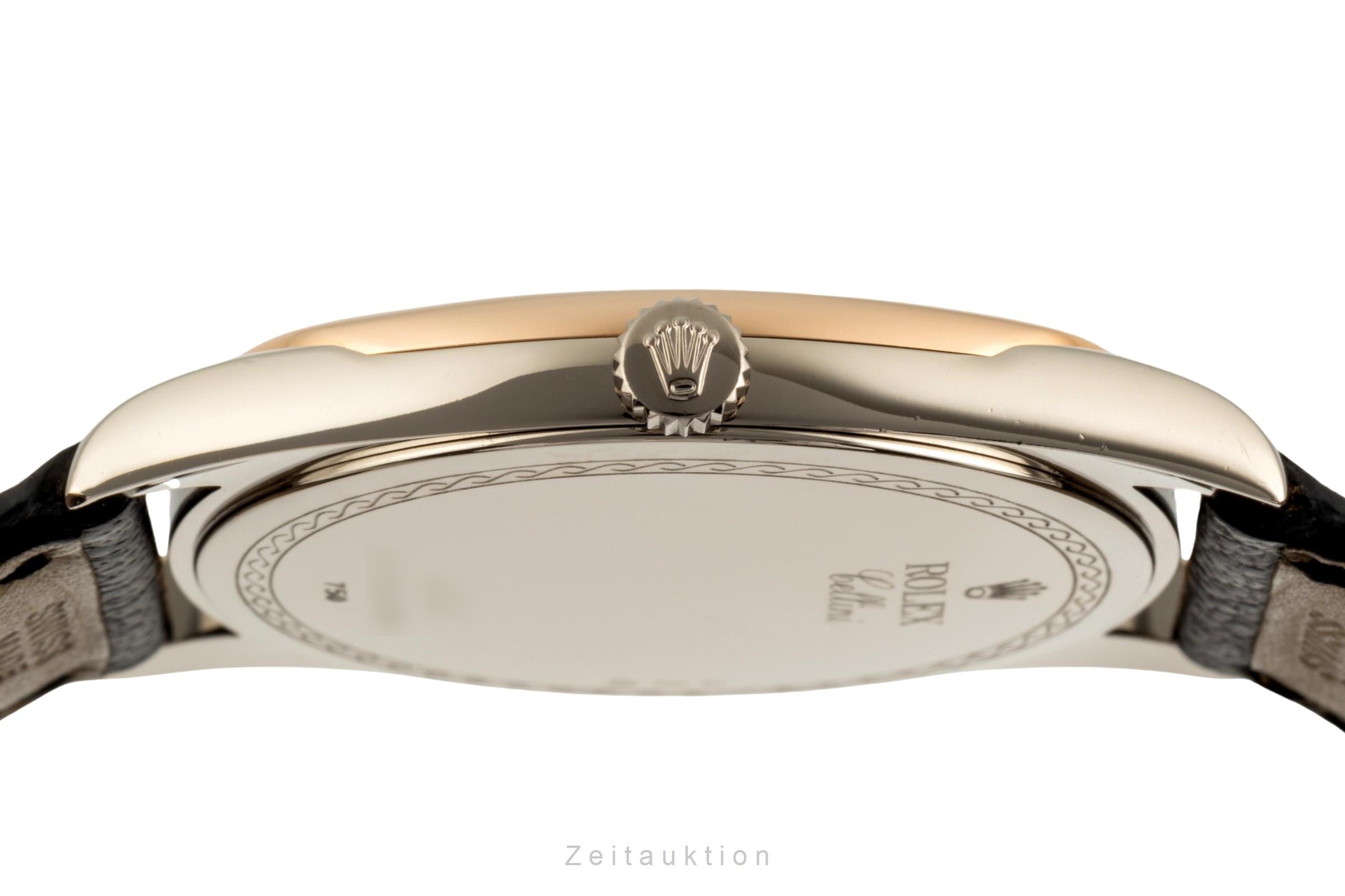 Rolex Cellini Danaos 18k (0,750) Gold Handaufzug Herrenuhr Ref. 4243/9 Papiere [2401667]