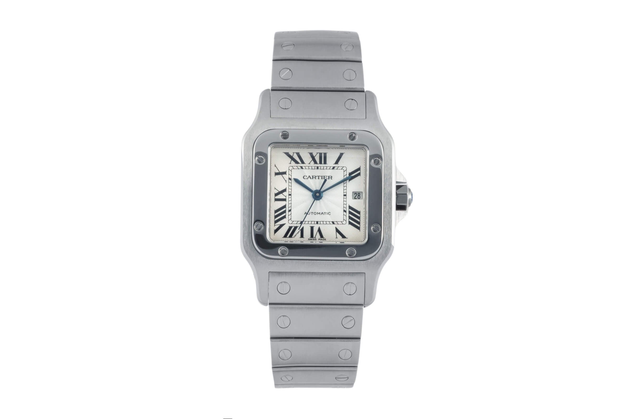 Cartier Santos steel automatic men's watch W20055D6, 2319  [2401734]