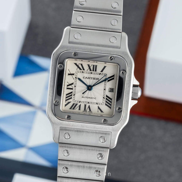 Cartier Santos steel automatic men's watch W20055D6, 2319  [2401734]